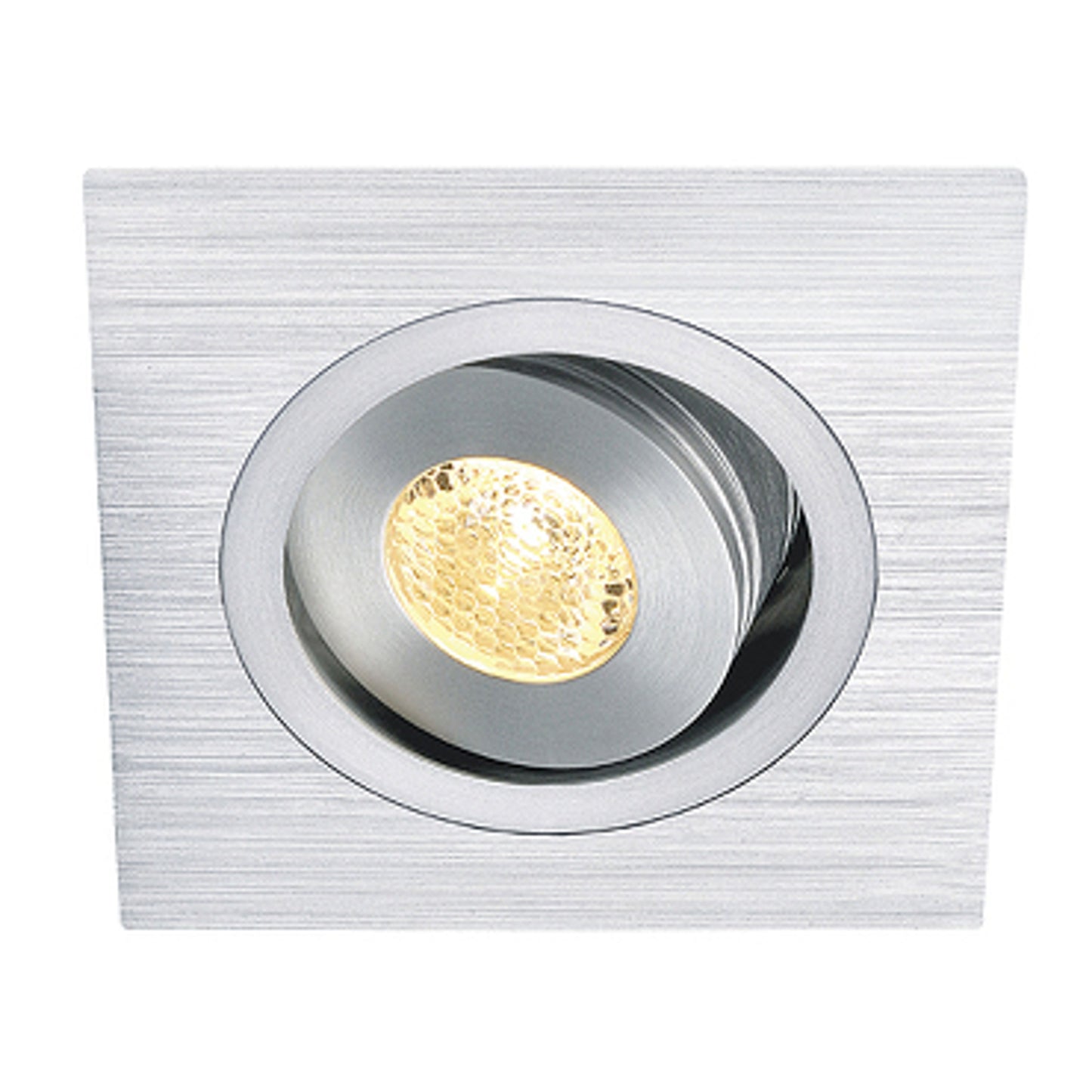 RENDL Outlet LELEX SQ I recessed brushed aluminum 350mA LED 1W 25° 3000K 111872 1