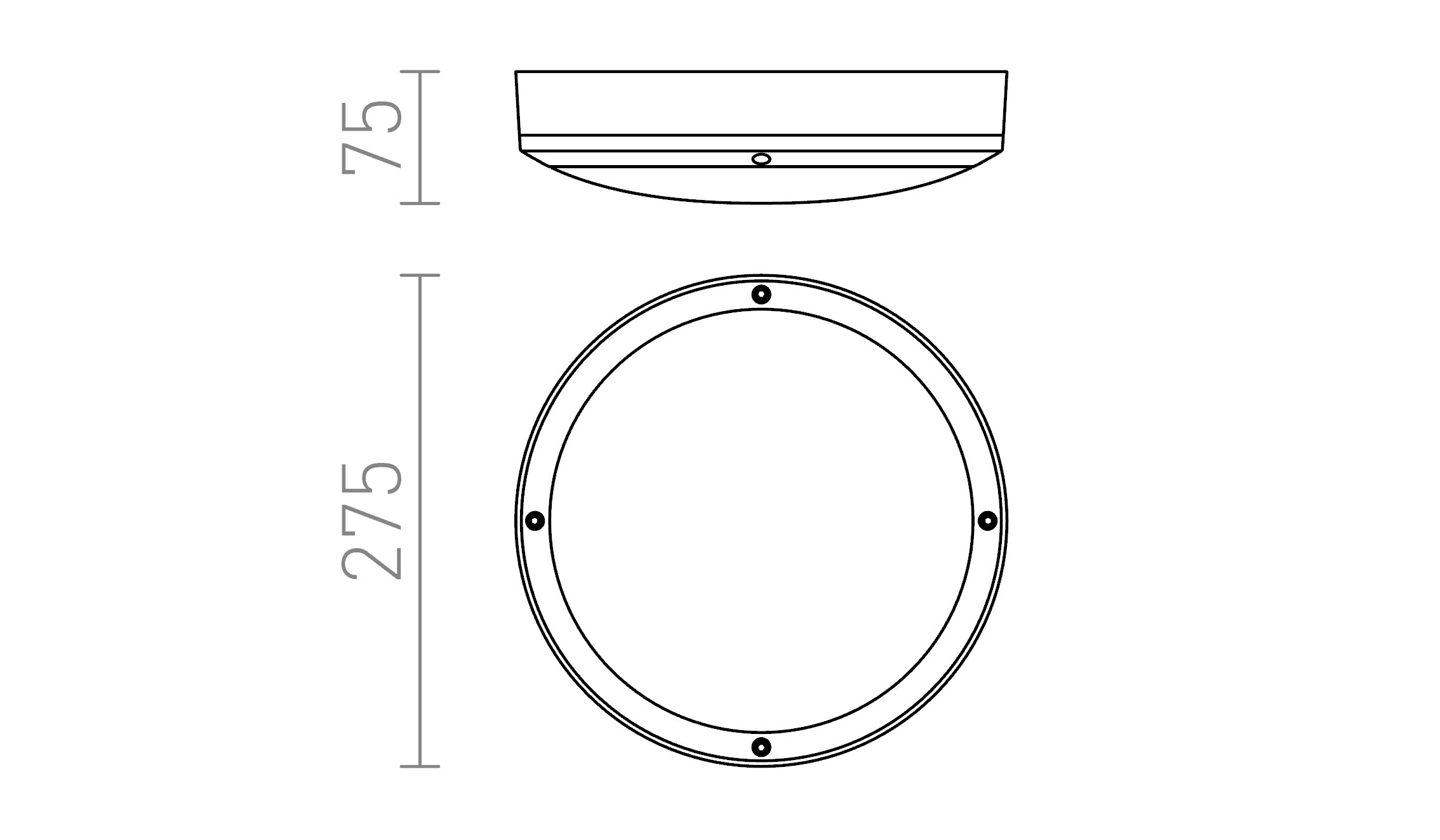 SONNY таванна лампа - Product sketch