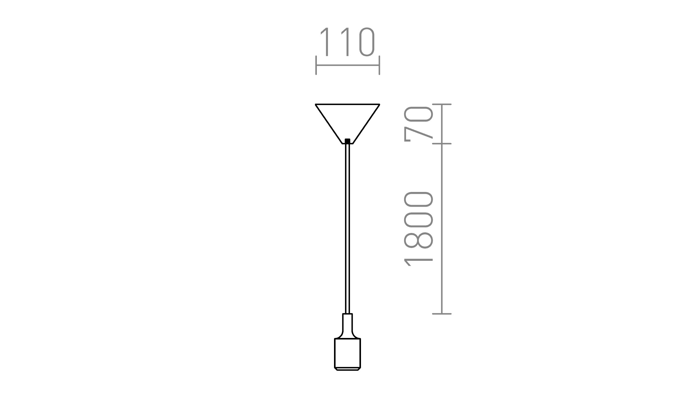 LISA pendelsats lampa - Product sketch