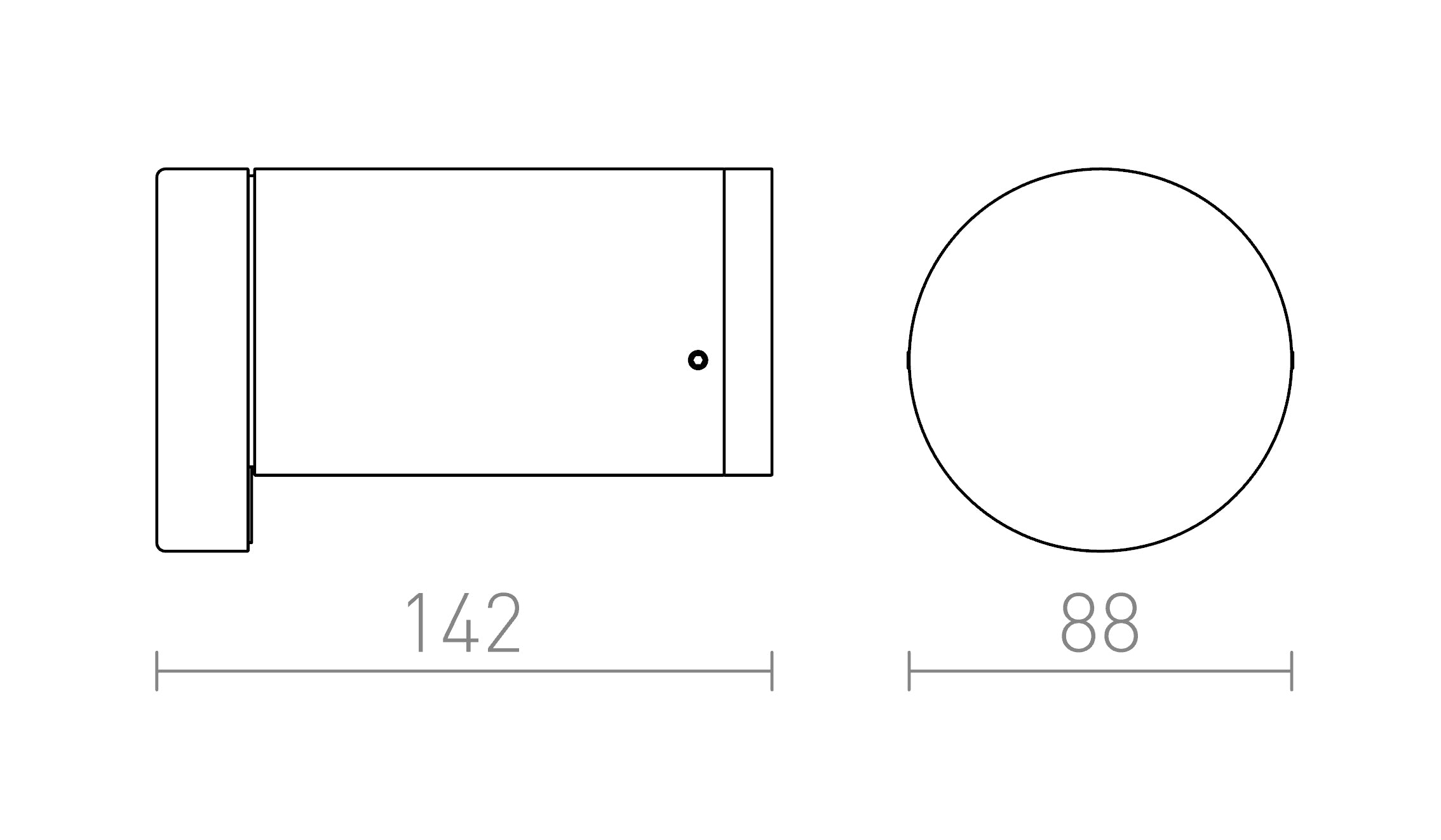 SONET murale lampe - Product sketch