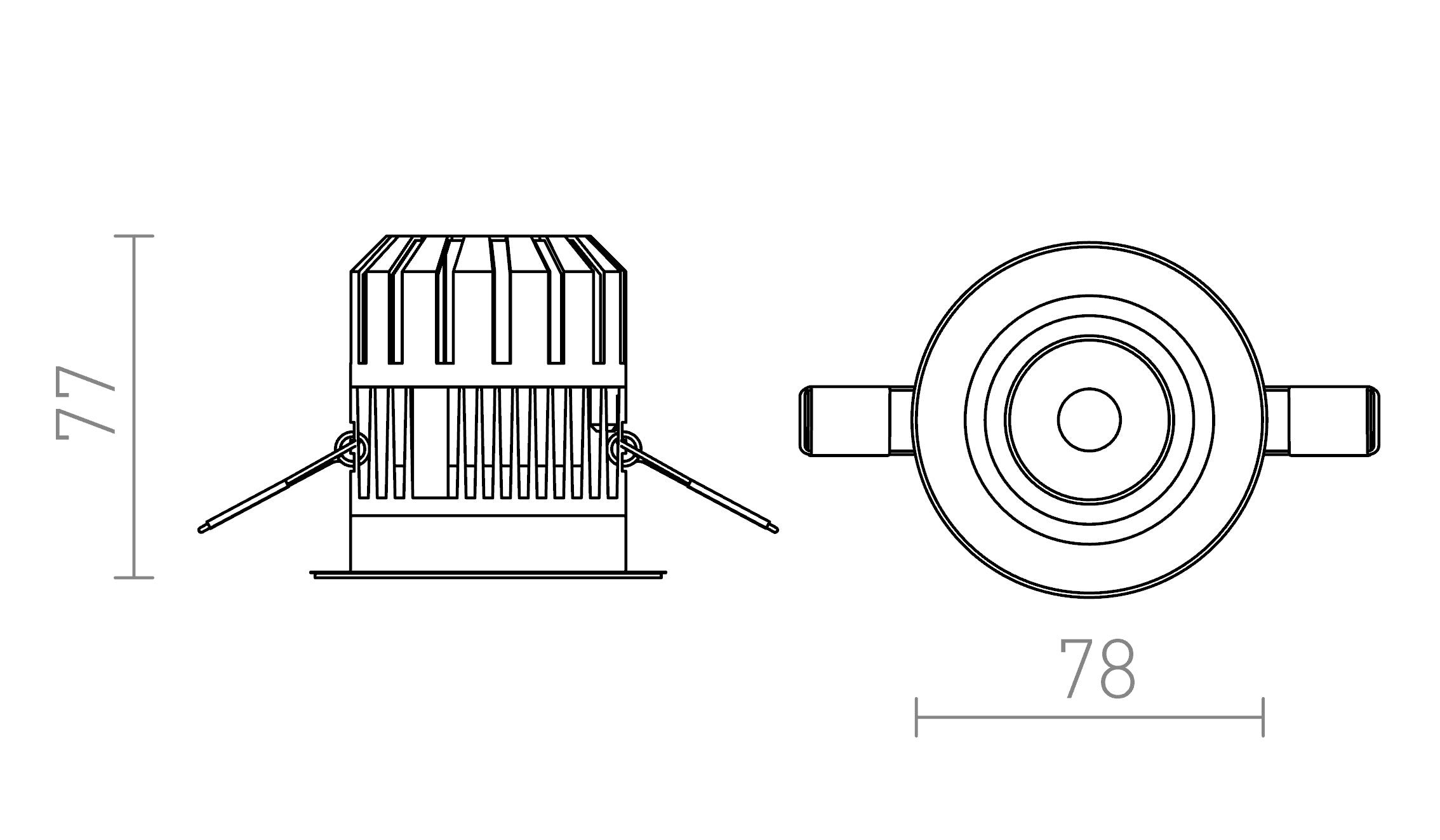 RINO infälld utan täckskiva - Product sketch