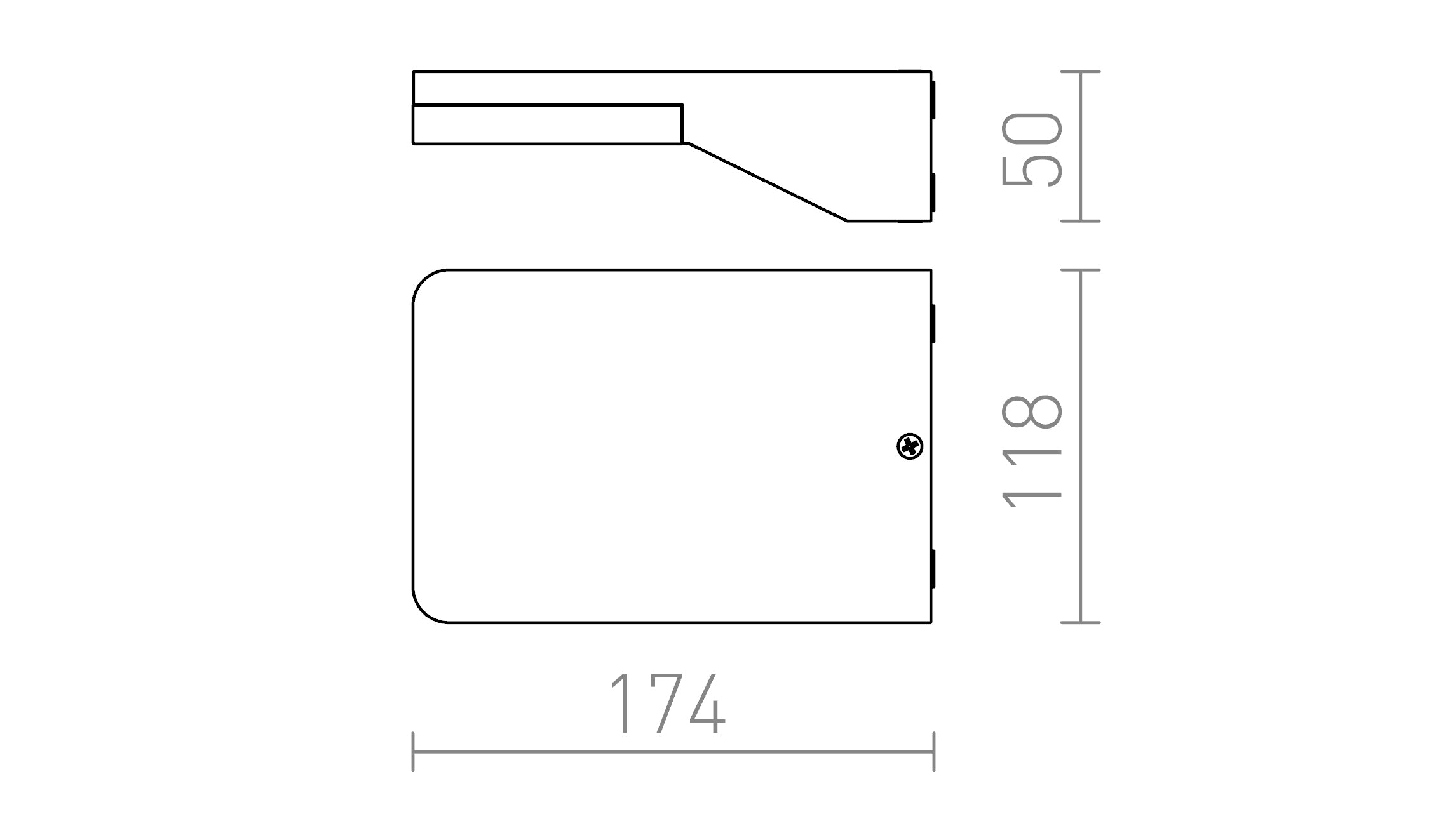 VIRGO Wandleuchte lampe - Product sketch