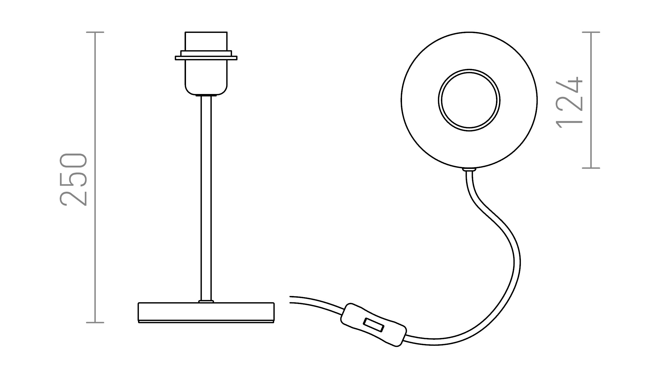 NYC bază de masă - Product sketch