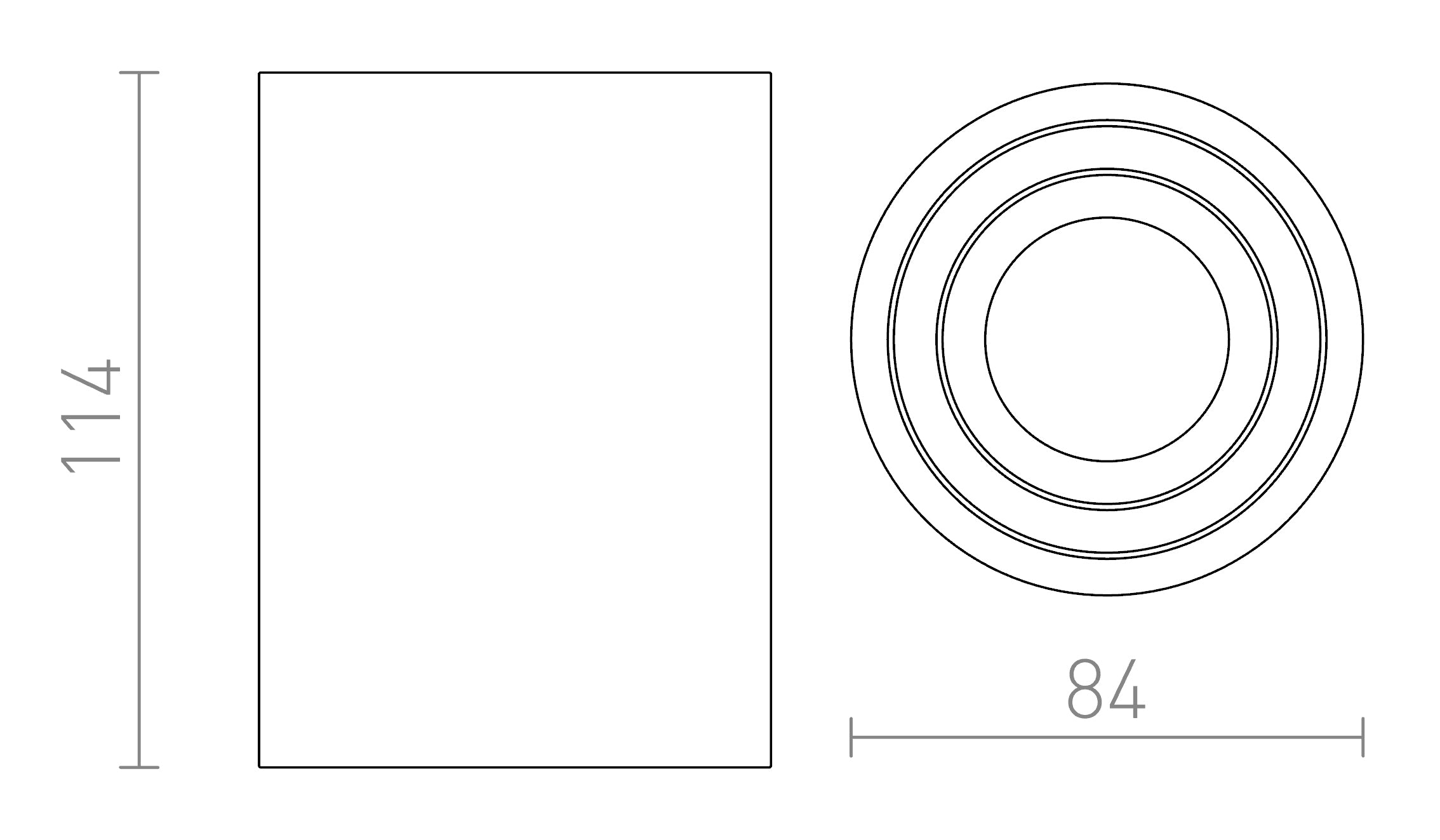 MOMA κατευθύνσεως λαμπτήρας - Product sketch