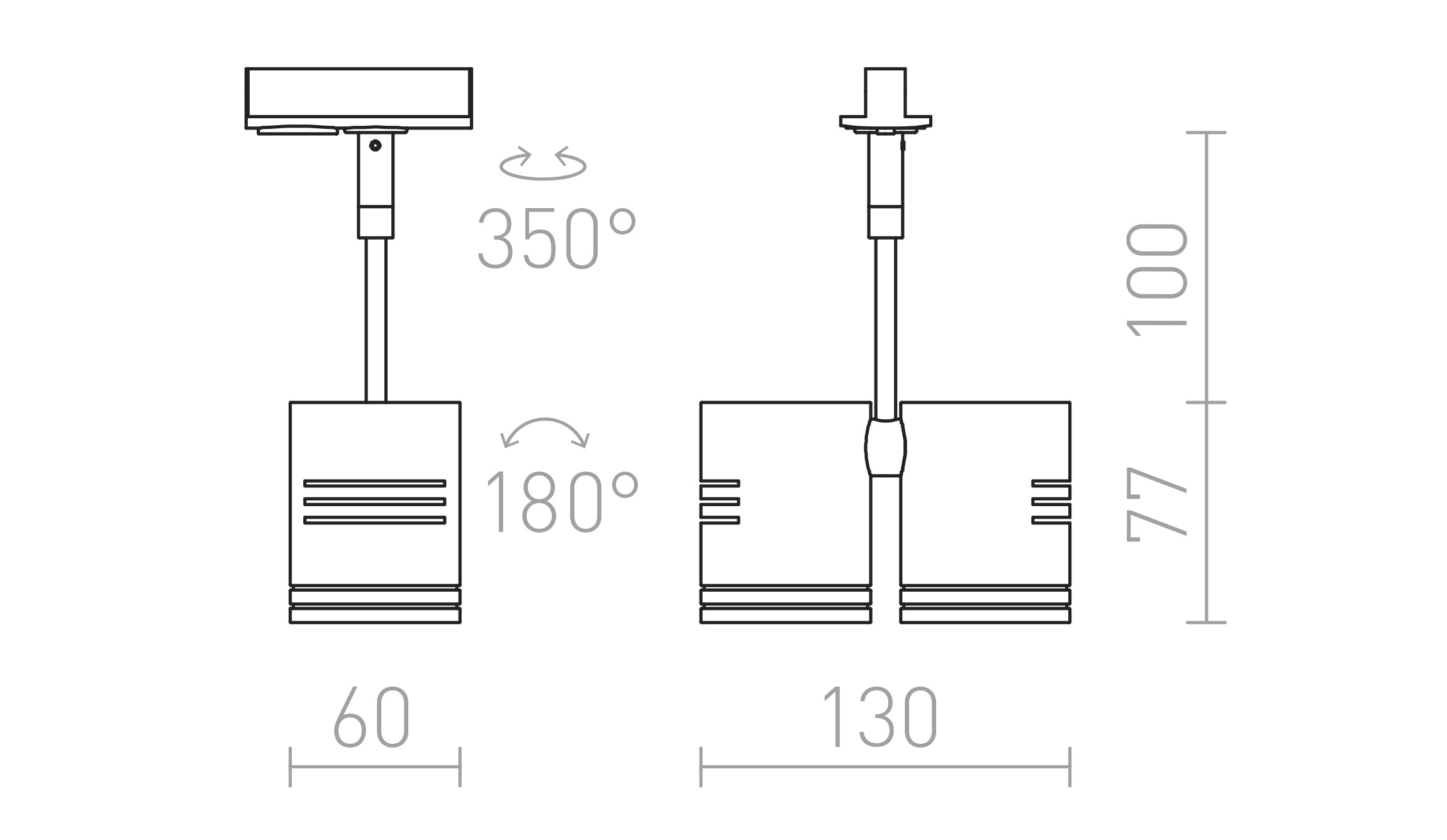 BEEBA II za 1F tirni sistem - Product sketch