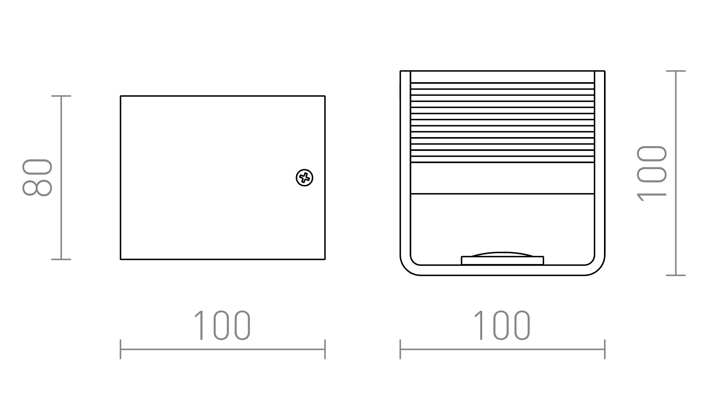 ONYX Wandleuchte lampe - Product sketch