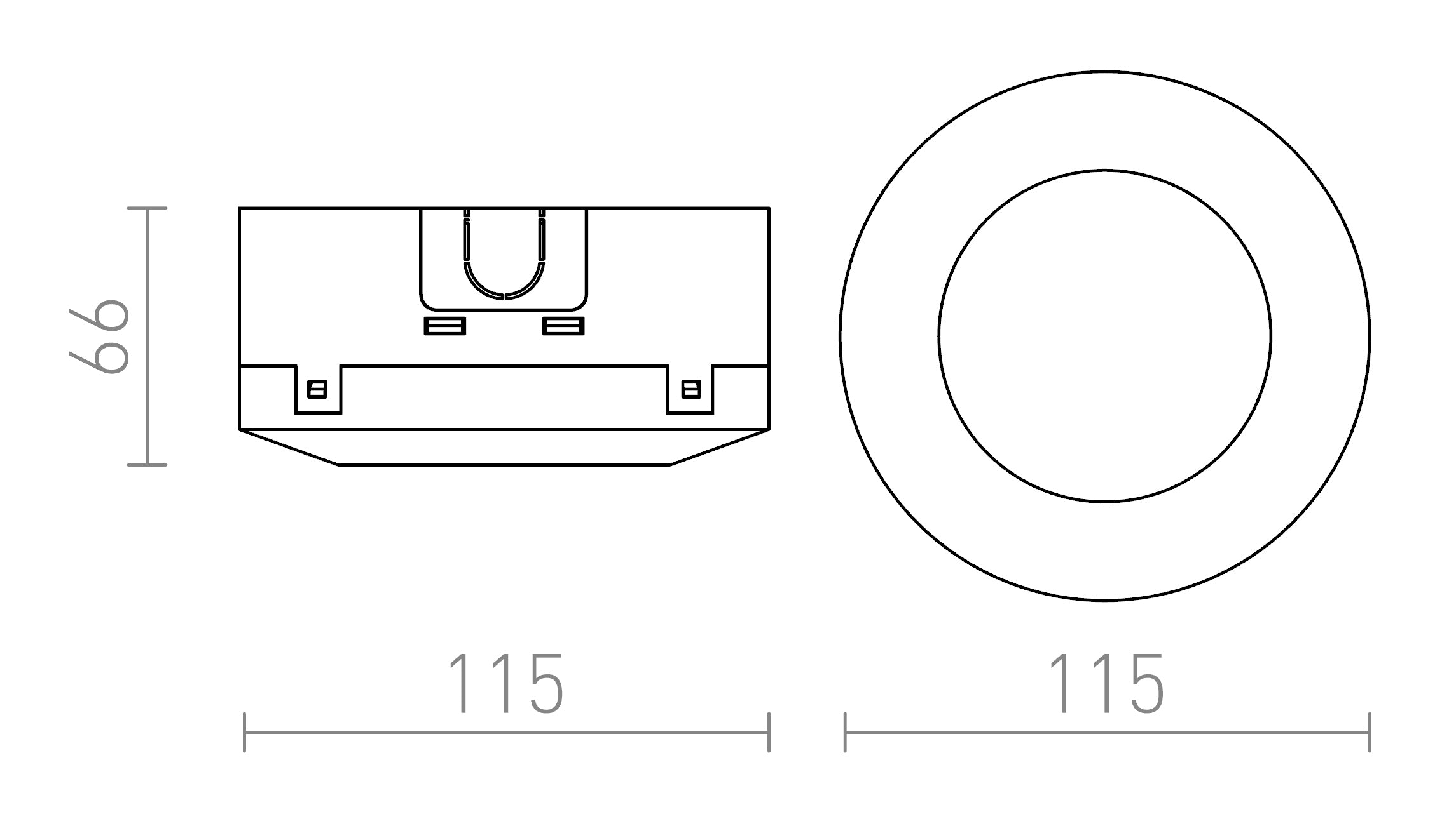 IP-BOX za senzor G12755 - Product sketch