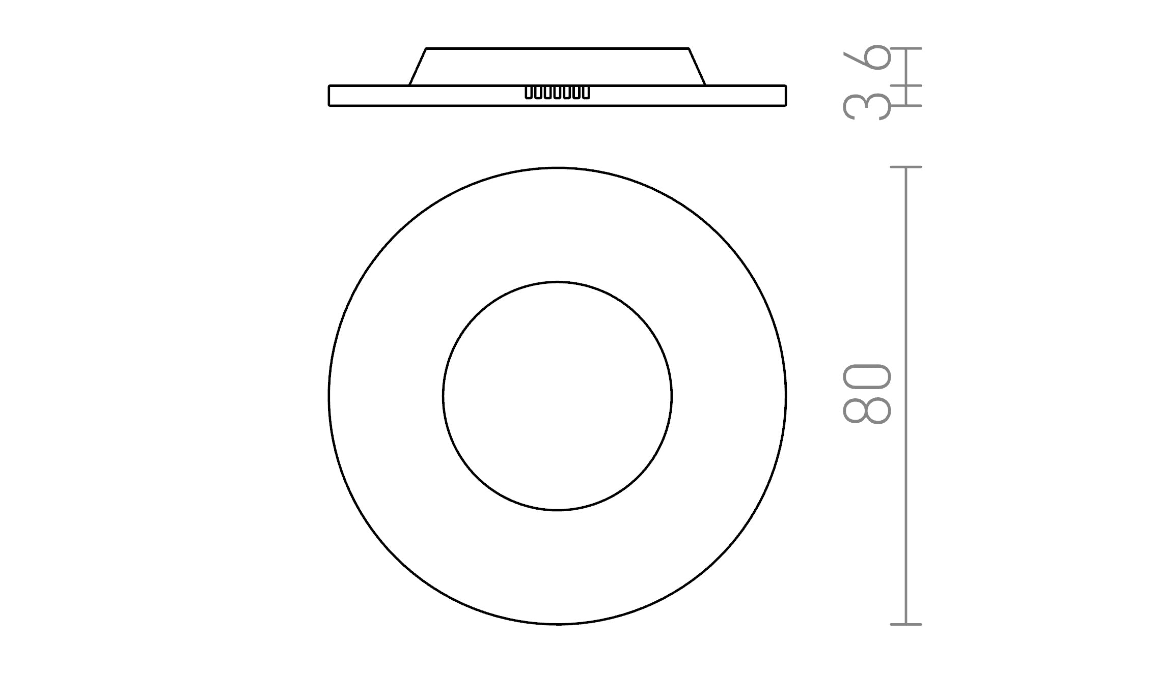 RINO Zierkappe - Product sketch