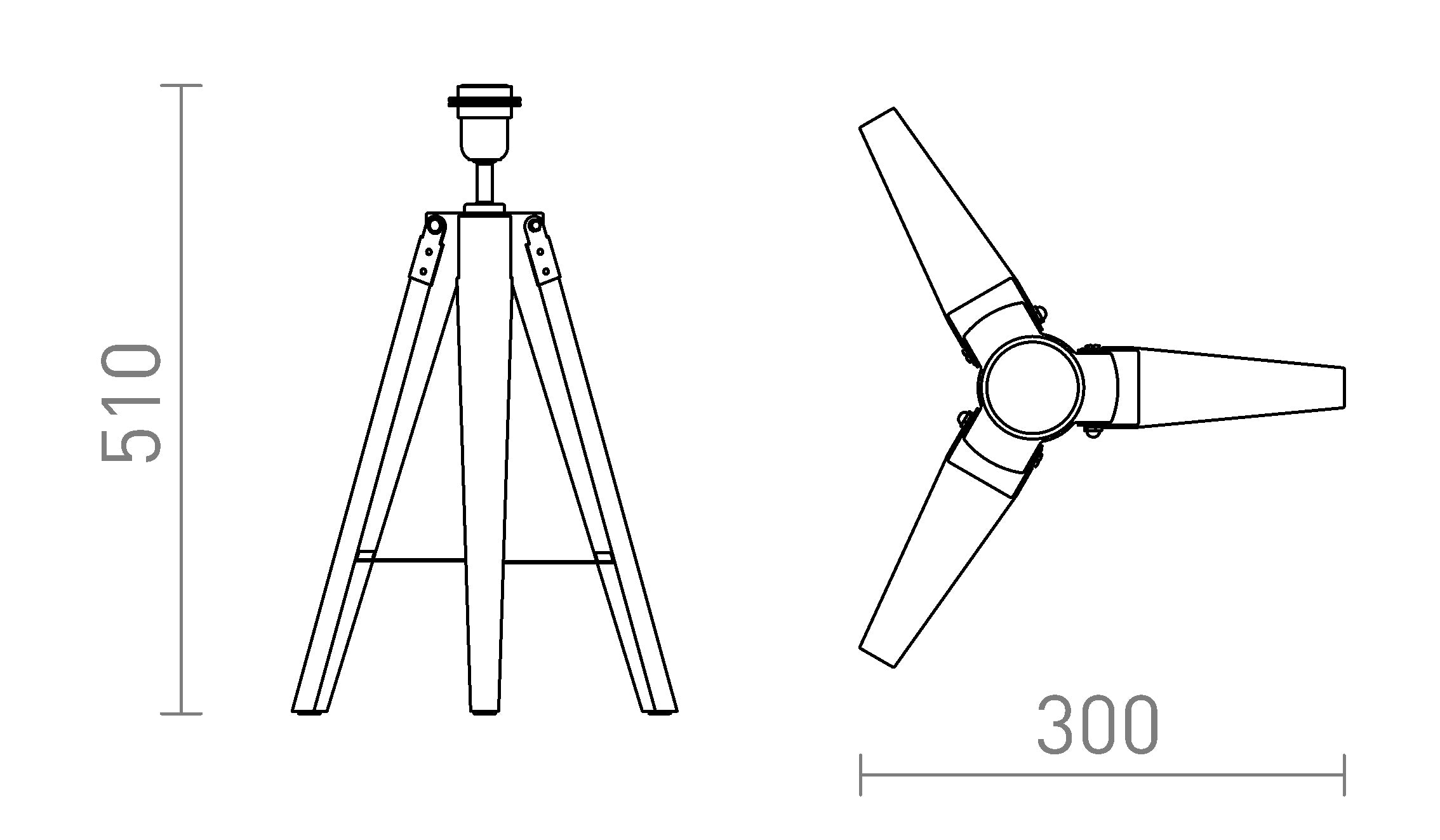 ALVIS table base - Product sketch