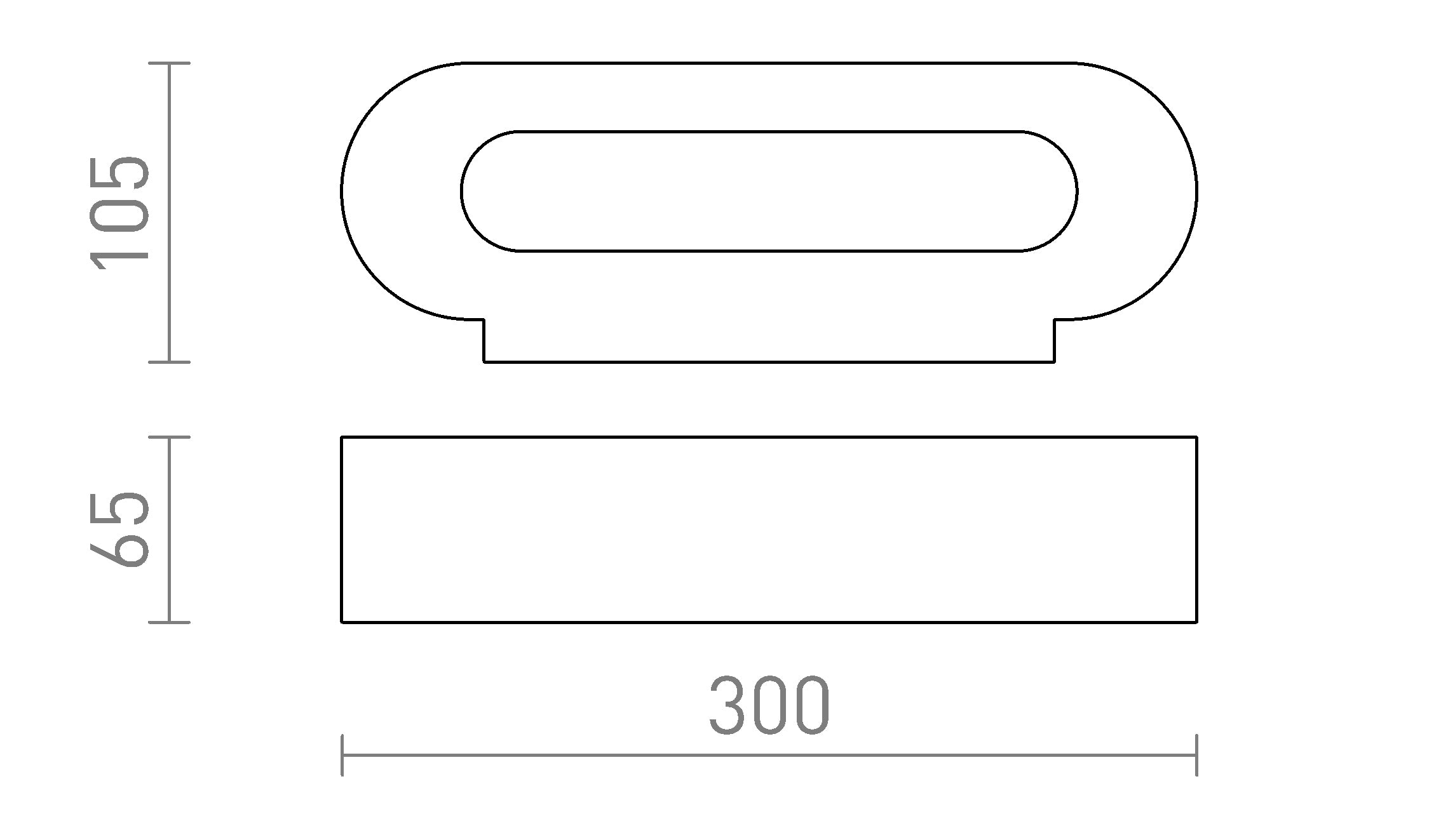 COWLEY murale lampe - Product sketch
