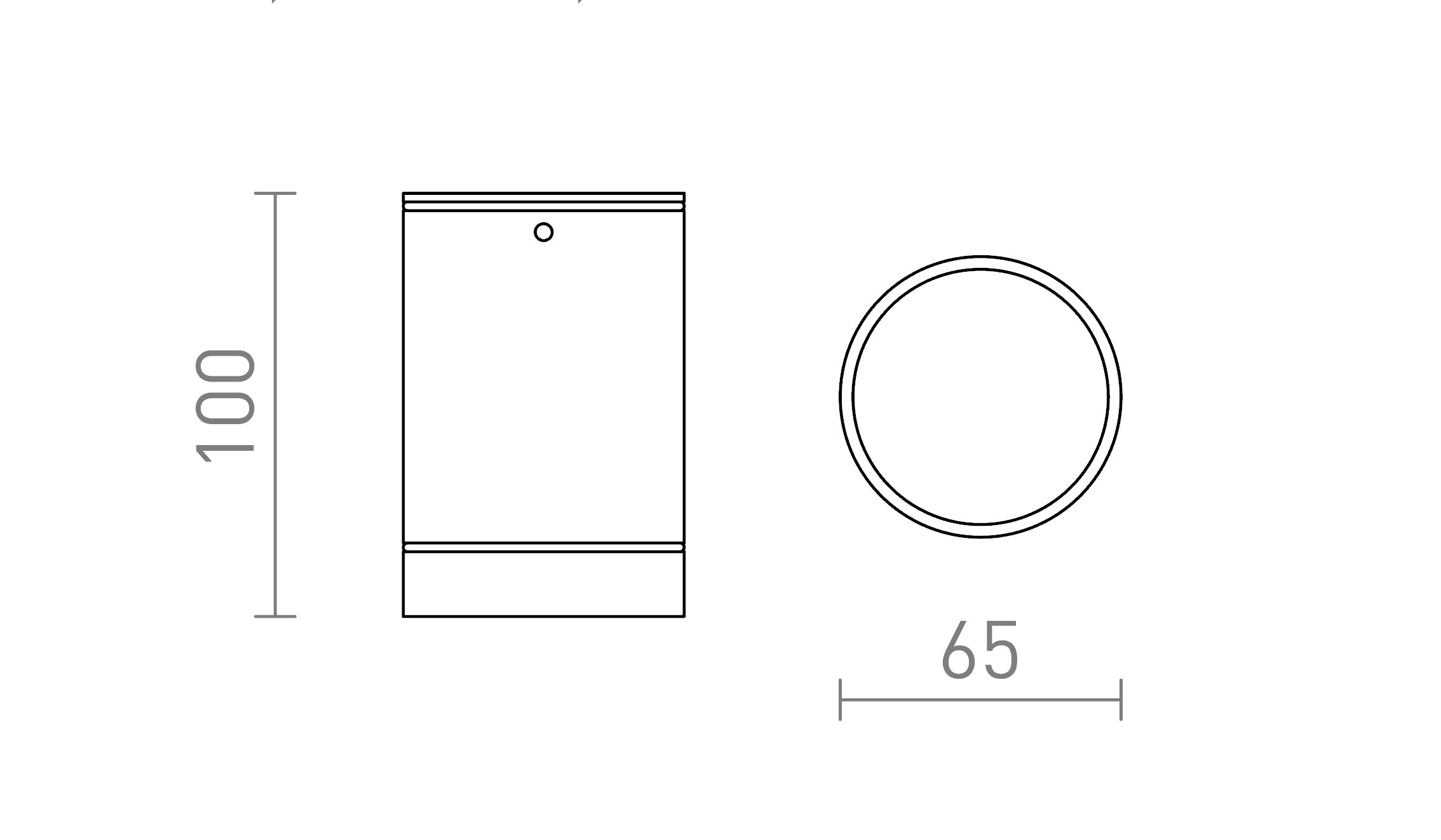 SAMMY teto lâmpada - Product sketch