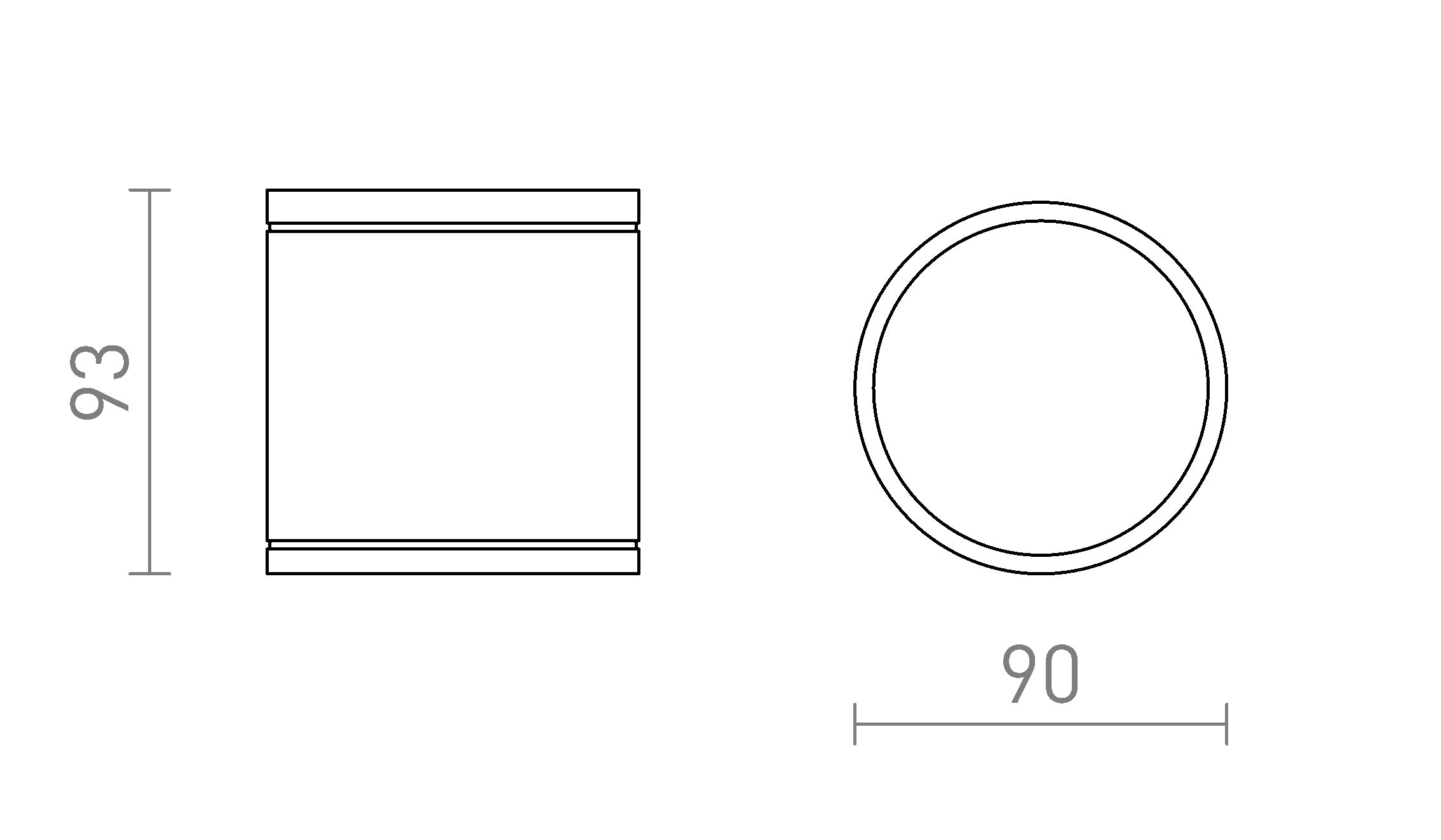 LIZZI Deckenleuchte lampe - Product sketch