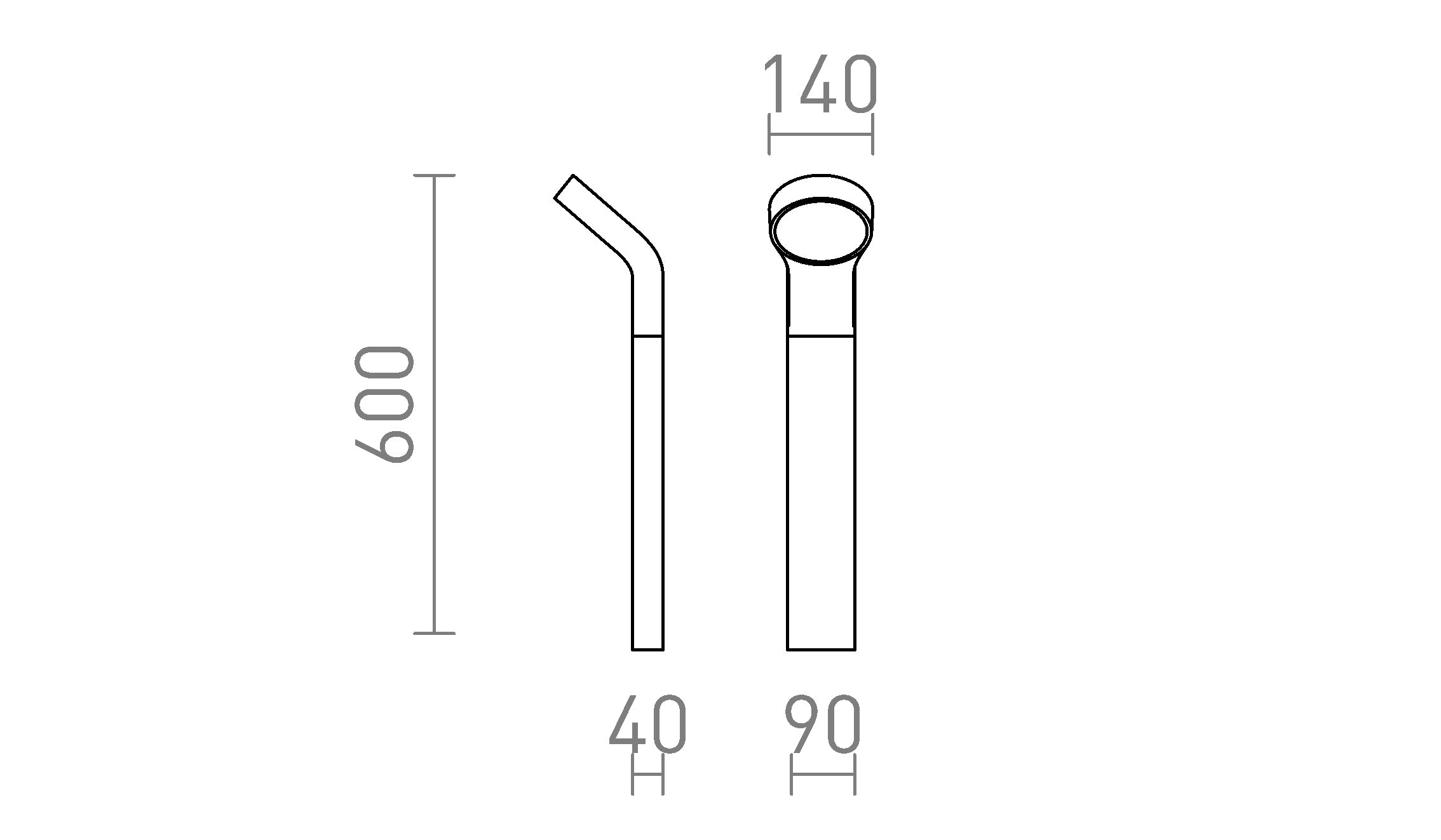 ELIA Standleuchte lampe - Product sketch