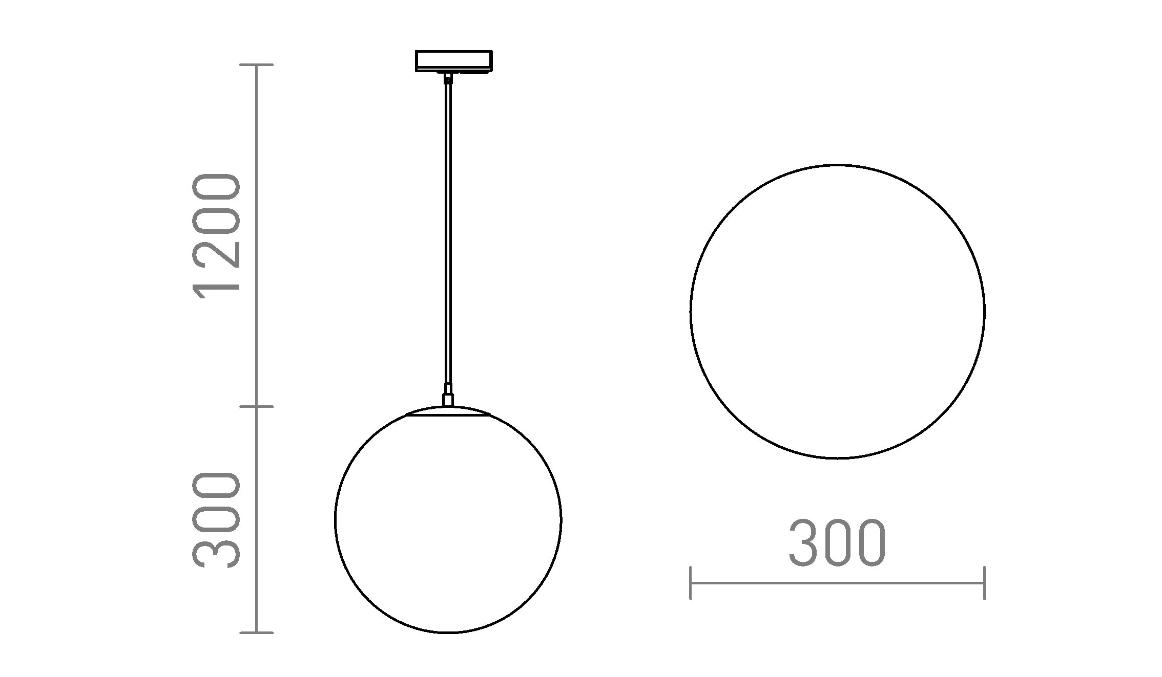 LUNA 30 PRO 1-OKRUH. LIŠTU - Schéma produktu