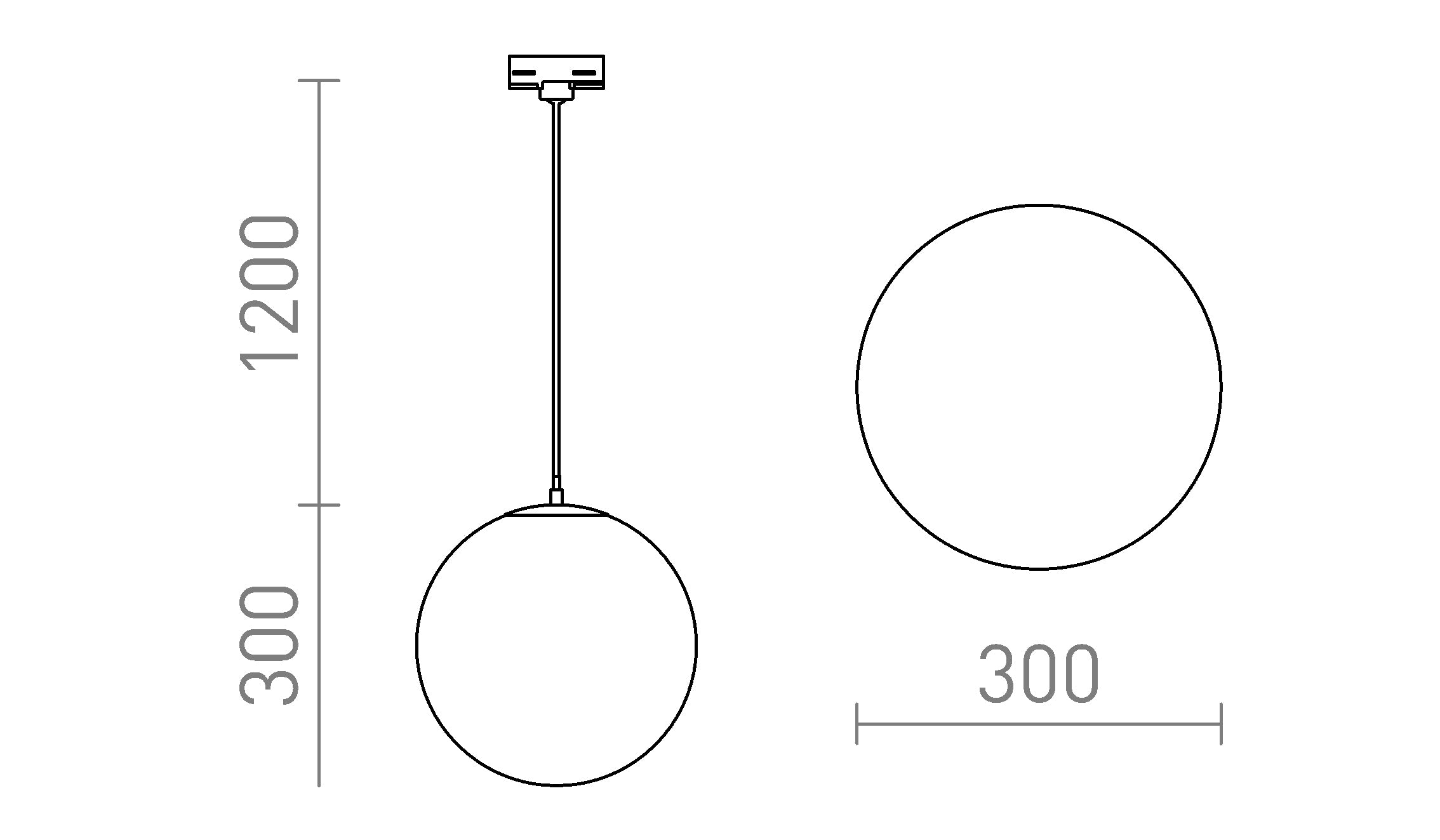 LUNA 30 do 3-faz. szyny - Product sketch
