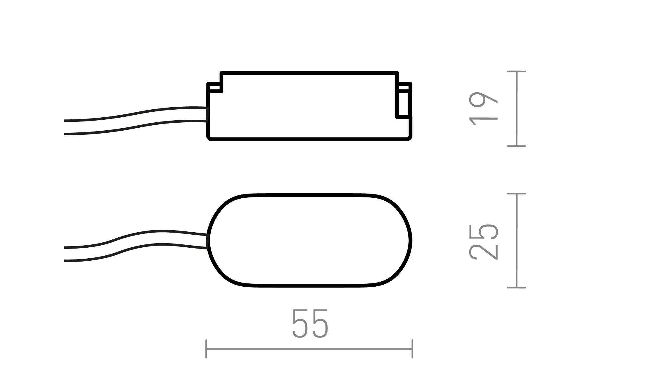 VEGA zasilanie lampa - Product sketch