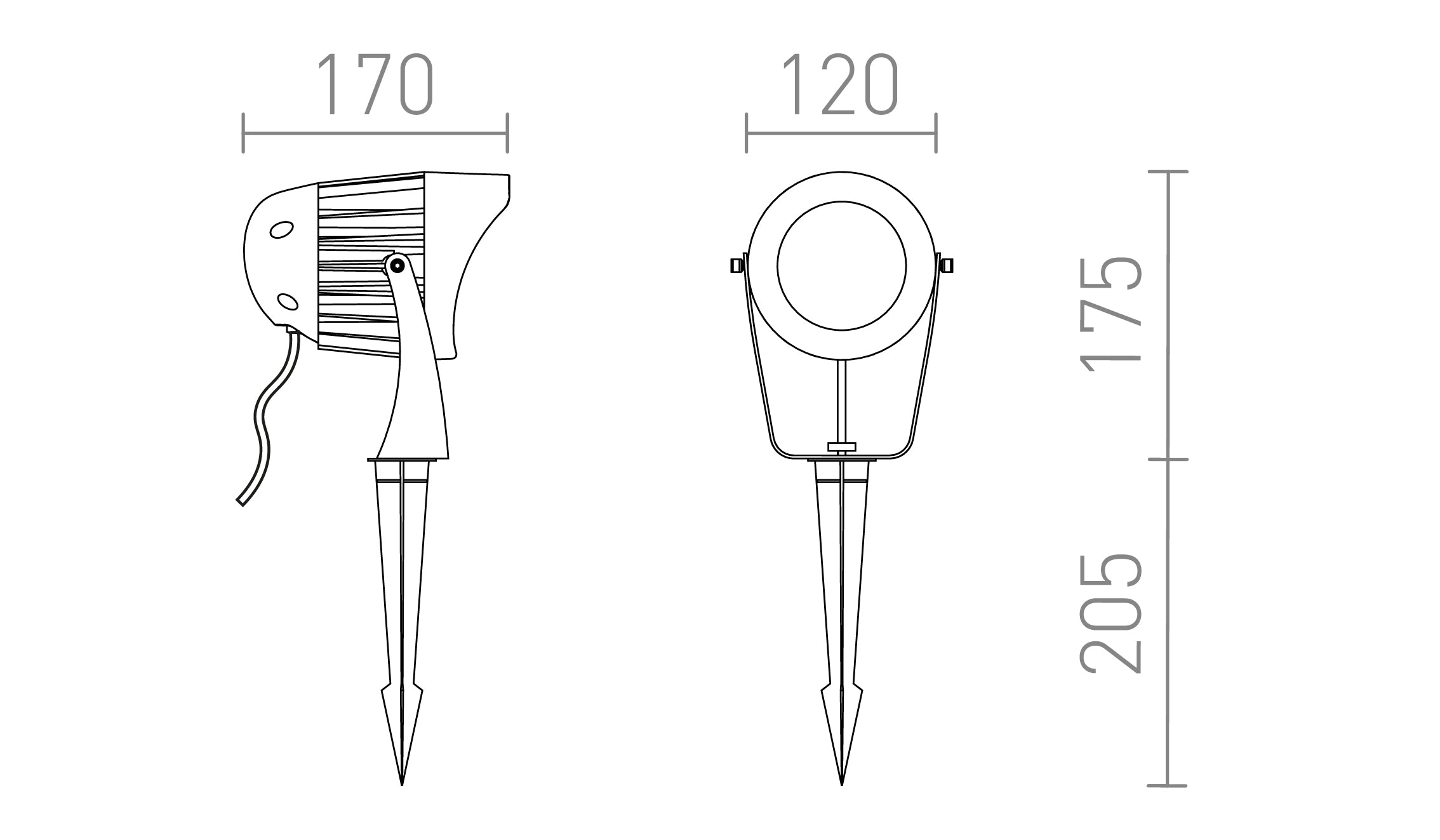 HAVANA mit Edrspieß lampe - Product sketch