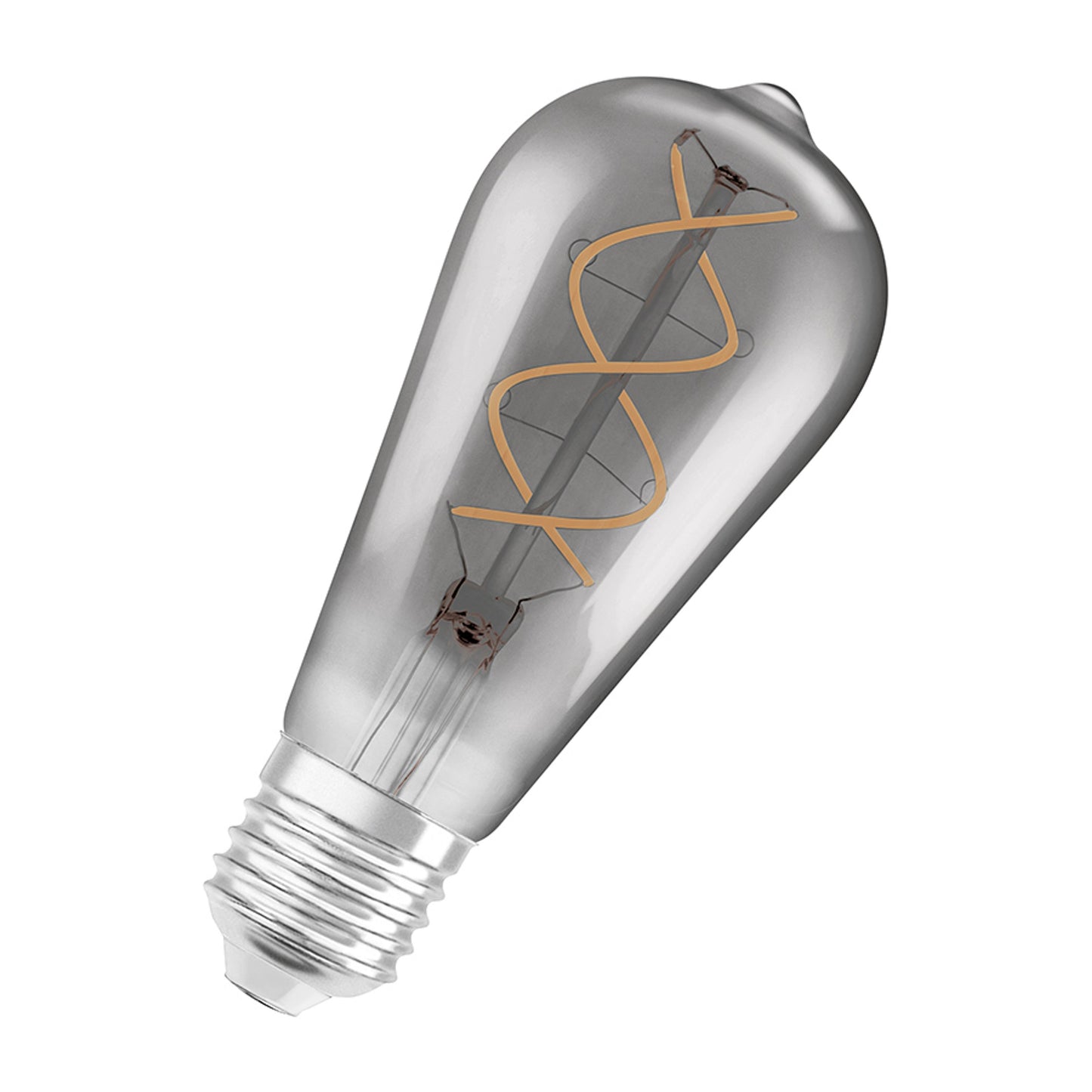 RENDL light source OSRAM Vintage Edison SPIRAL smoke-colored 230V E27 LED EQ15 1800K G13581 3