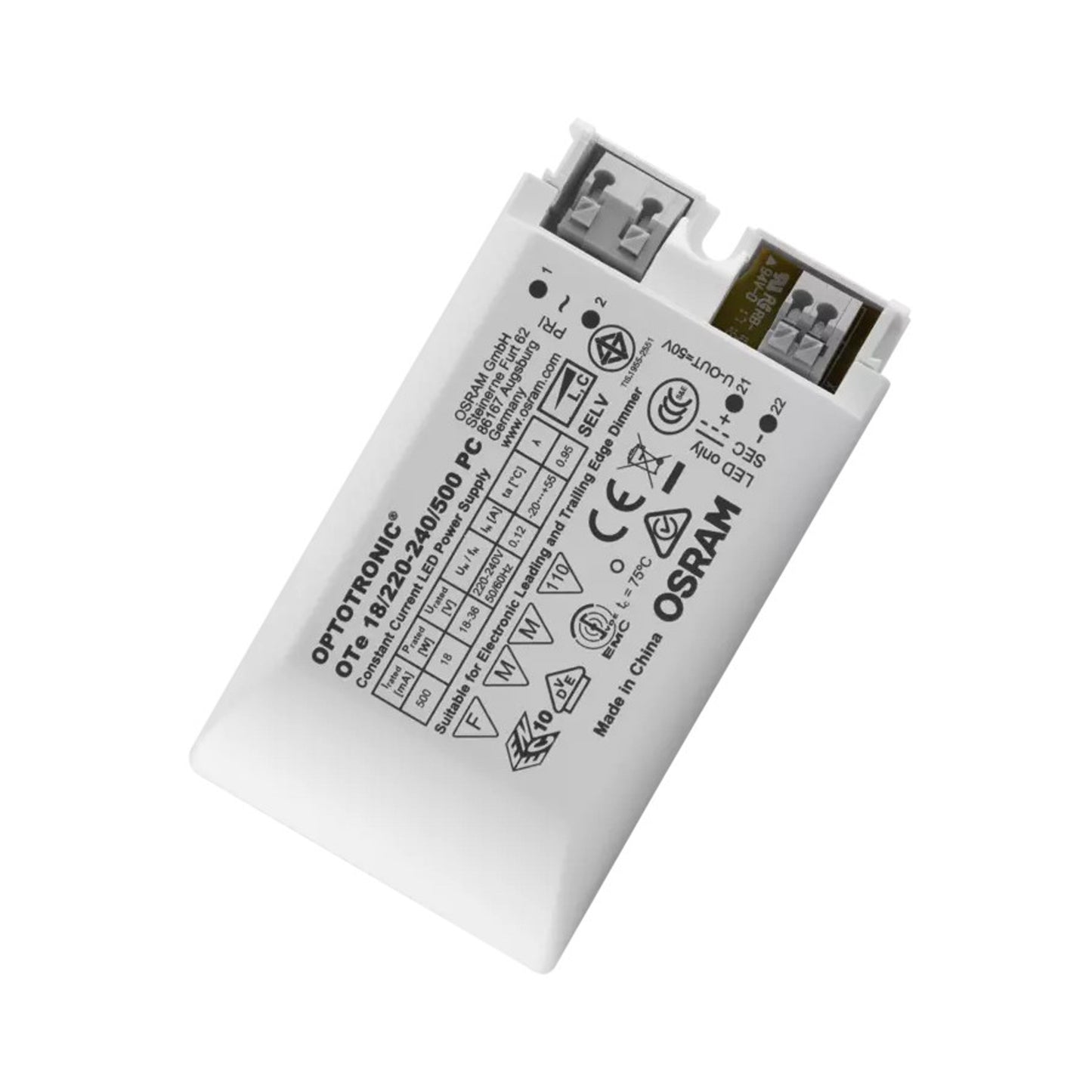RENDL lighting accessorie DRIVER LED 9-18W DIMM 500mA max. 18W G13840 2