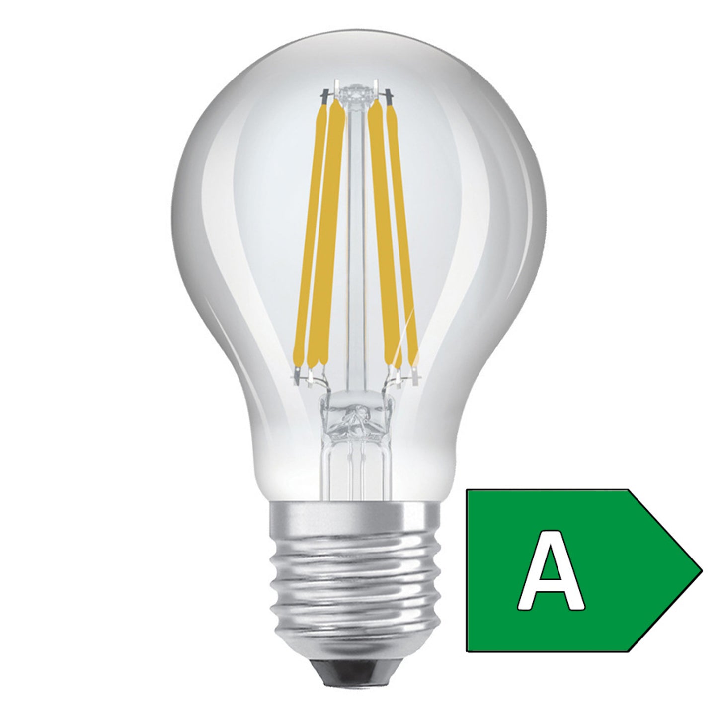RENDL light source OSRAM ULTRA ECONOMY 210lm/W Classic A clear 230V E27 LED EQ100 3000K G13948 1