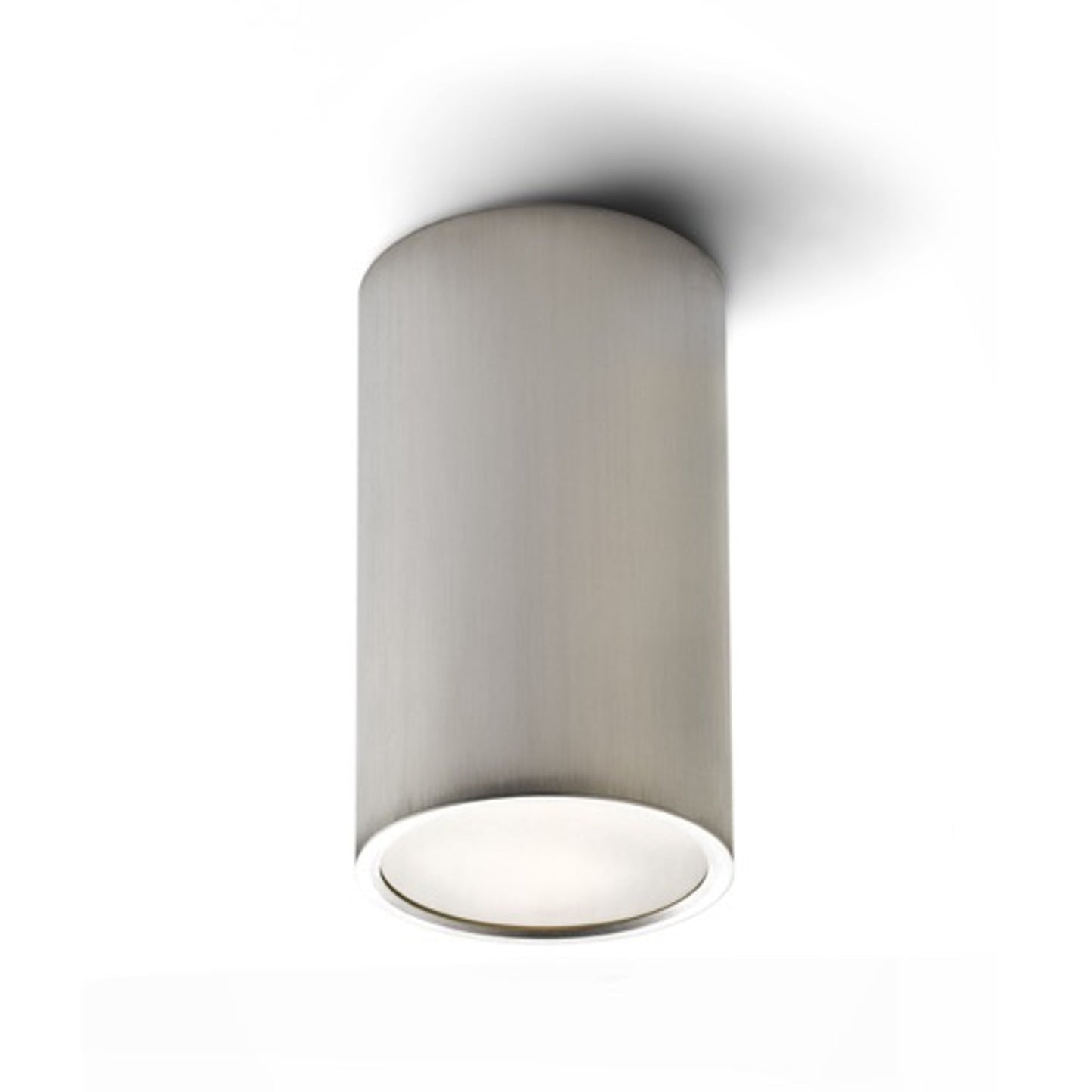 RENDL Outlet MEA ceiling cylindrical brushed aluminum 230V LED E27 15W R10212 1