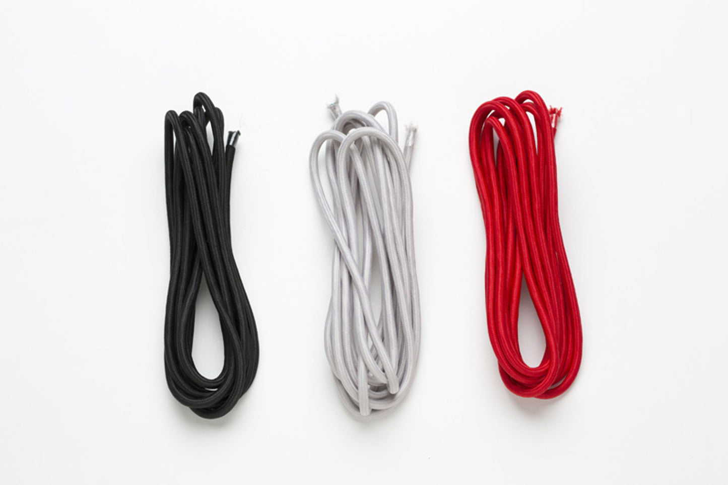 RENDL shades, shade bases, pendent sets FIT 3x0,75 4m textile cable white 230V R10252 6