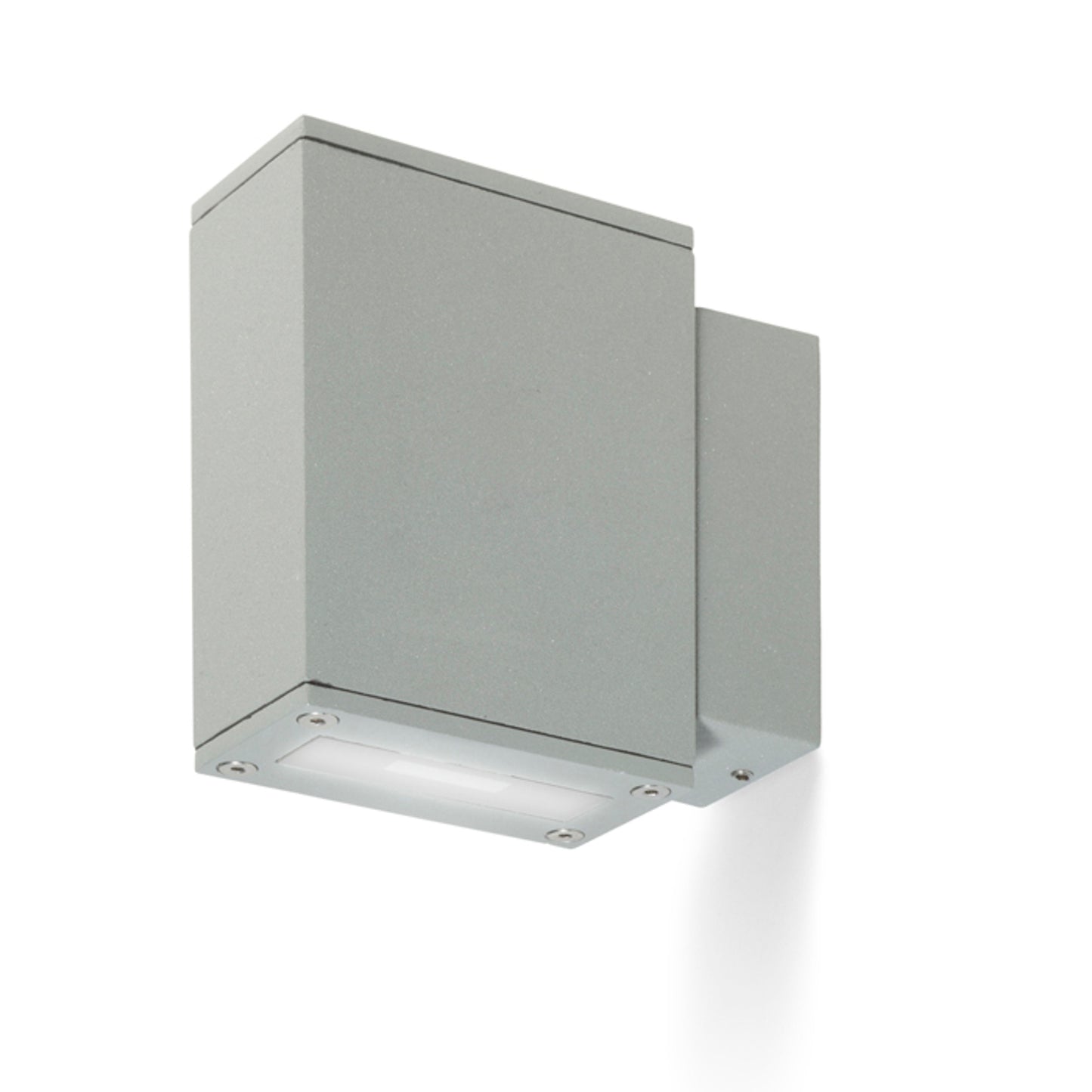 RENDL Outlet DIXIE 4x12 wall silver grey 230V/700mA LED 2x3W 48° IP54 3000K R10356 1