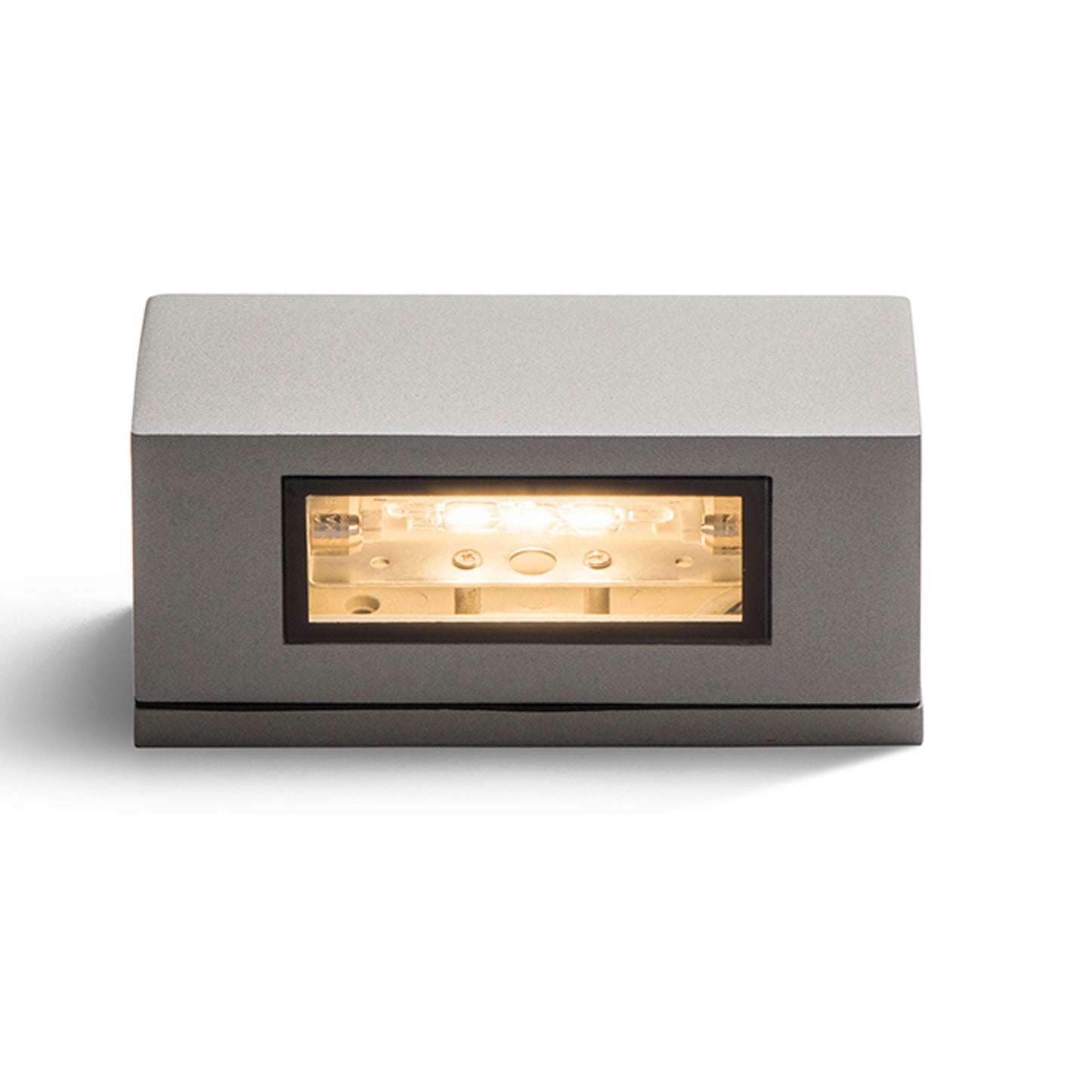 RENDL outdoor lamp WOOP wall silver grey 230V R7s 78mm 12W IP54 R10438 2