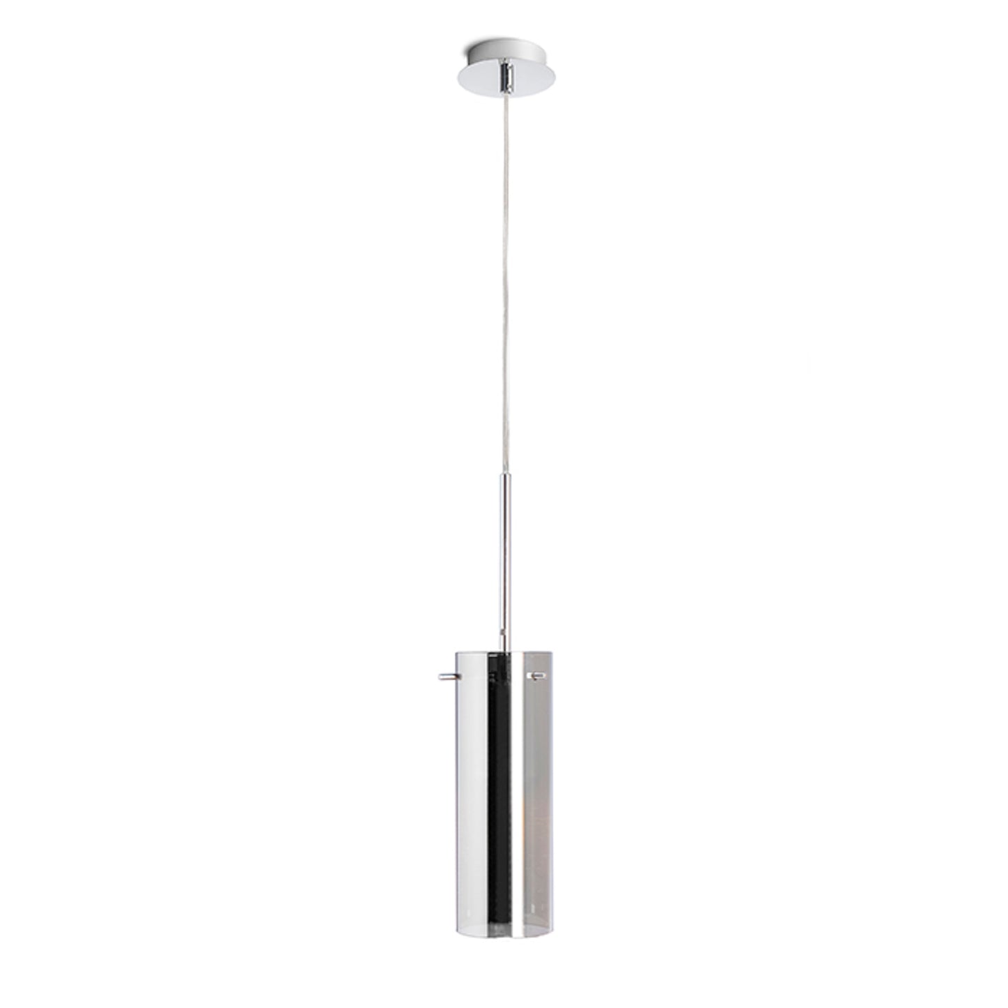 RENDL pendant lamp SANSSOUCI I pendant chrome-tinted glass 230V LED E27 15W R10509 4
