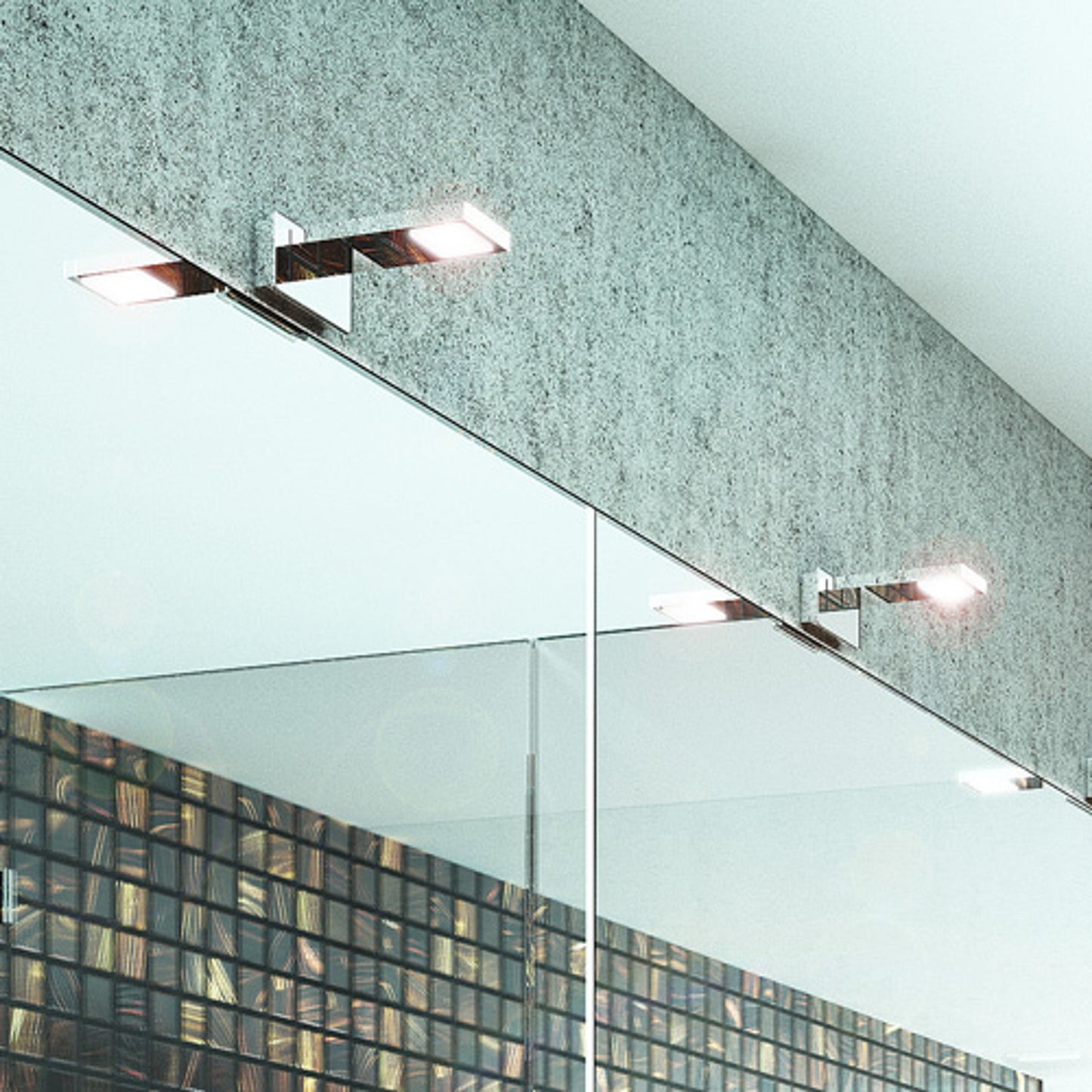 RENDL wall lamp PARAGNA wall chrome 230V LED 5.7W IP44 3000K R10612 4