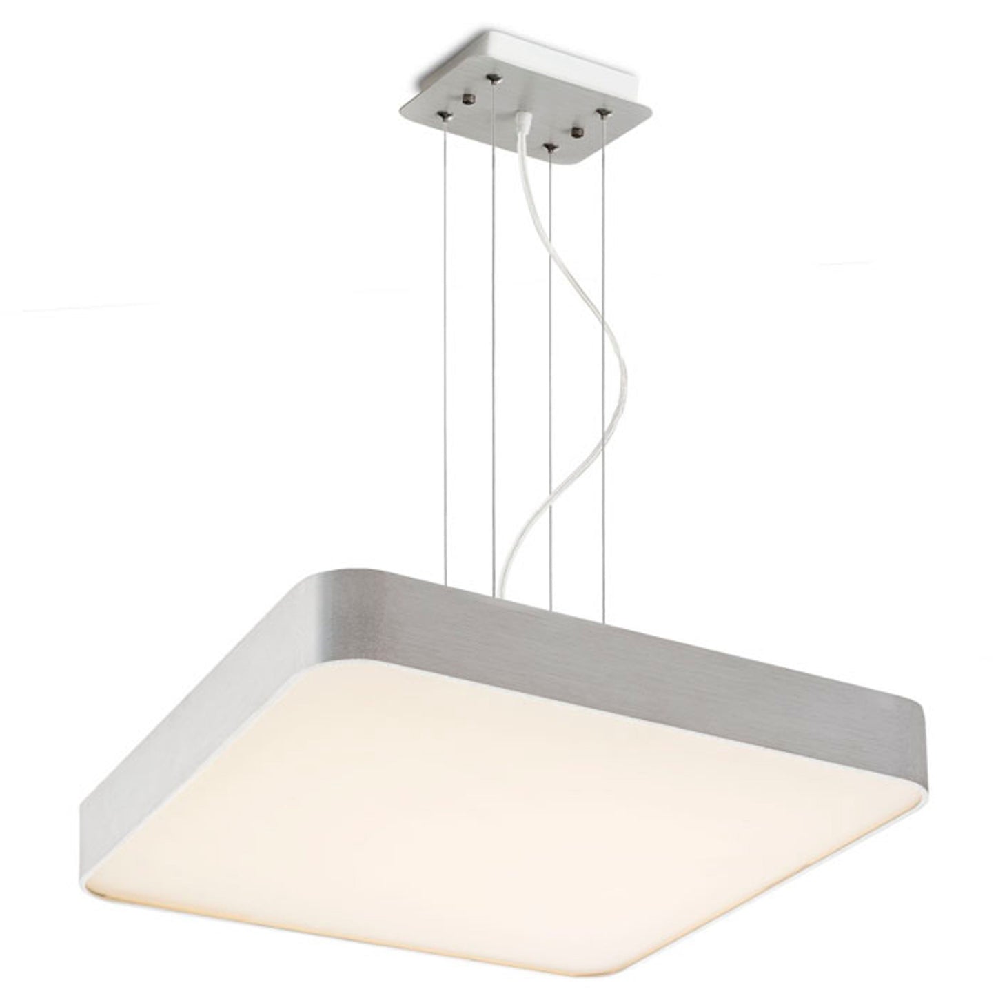 RENDL pendant lamp MENSA SQ 48 pendant brushed aluminum 230V LED 56W 3000K R11292 1