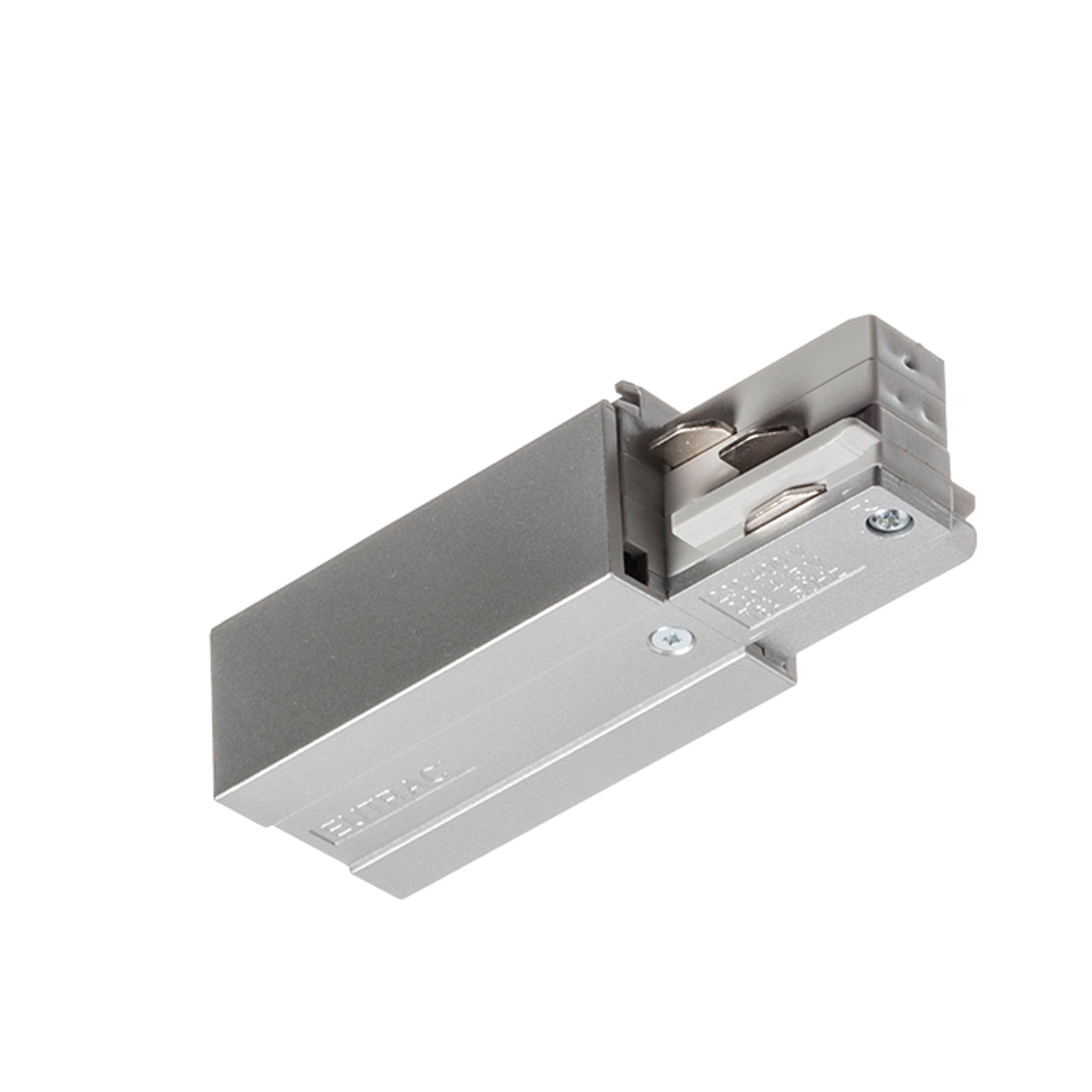 RENDL 3-circuit track system EUTRAC feed-in, polarity right silver grey 230V R11313 1