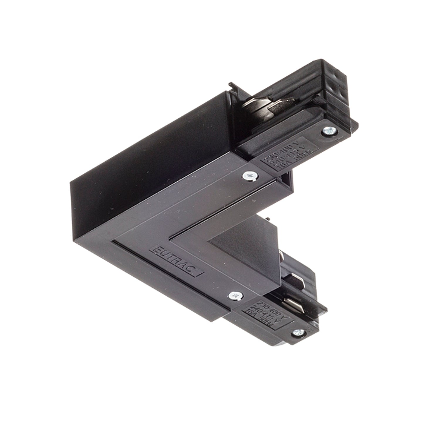 RENDL 3-circuit track system EUTRAC L connector inner polarity black 230V R11327 1
