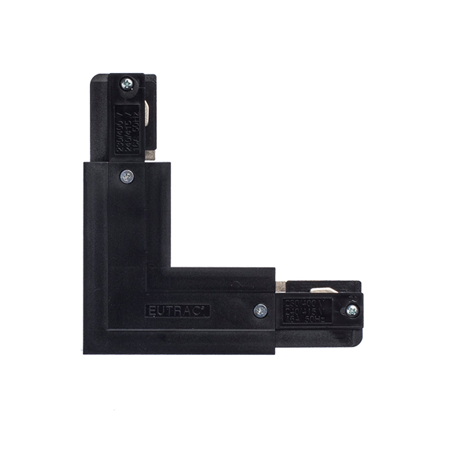 RENDL 3-circuit track system EUTRAC L connector inner polarity black 230V R11327 2