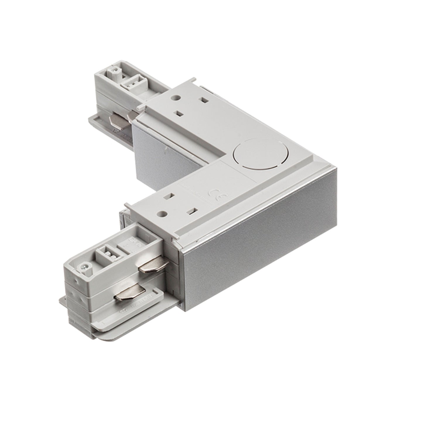 RENDL 3-circuit track system EUTRAC L connector inner polarity silver grey 230V R11328 2