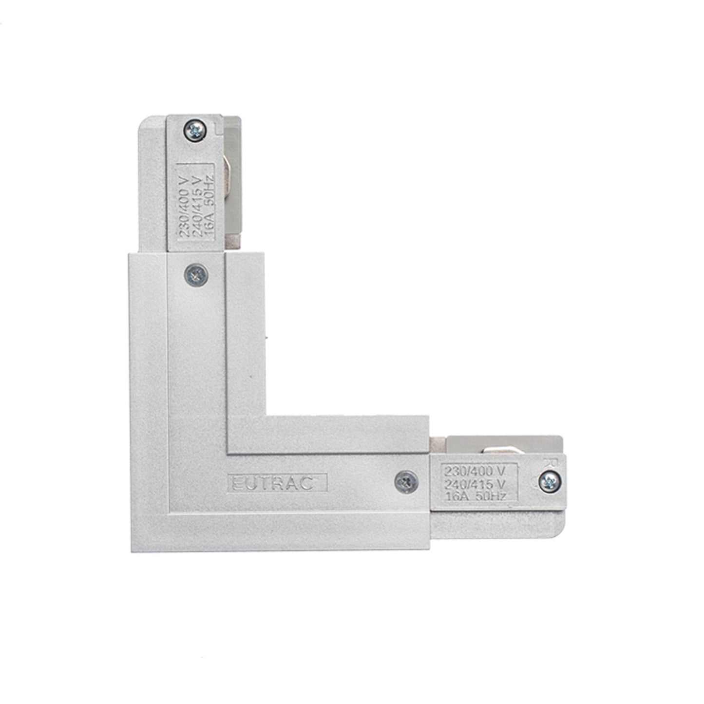 RENDL 3-circuit track system EUTRAC L connector inner polarity silver grey 230V R11328 3