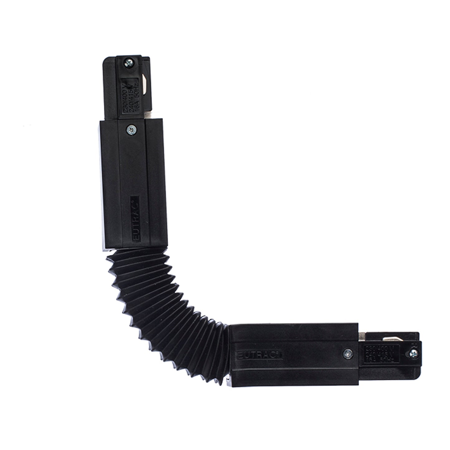 RENDL 3-circuit track system EUTRAC flex connector black 230V R11330 3