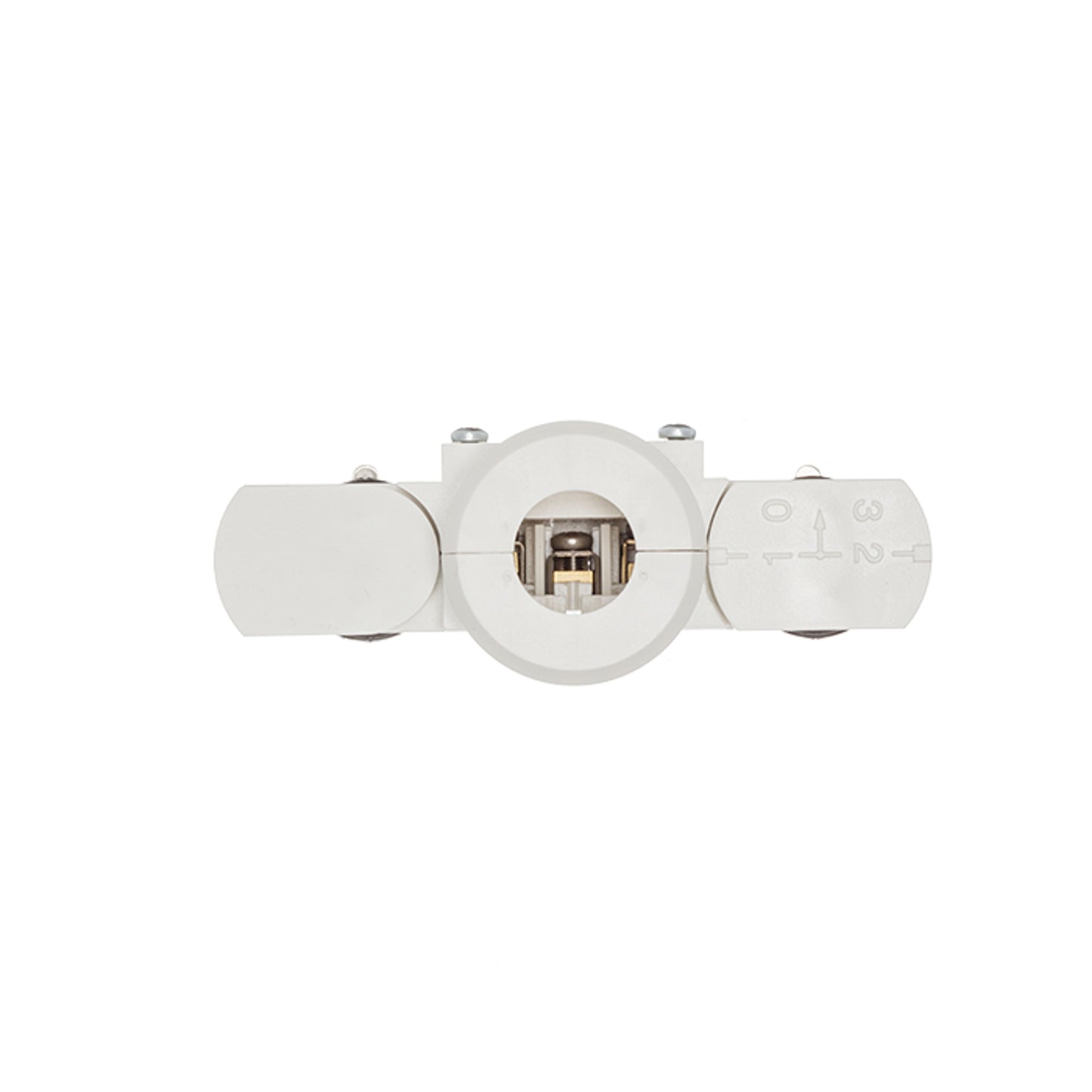RENDL 3-circuit track system EUTRAC pendant adapter for 3-circuit tracks white 230V R11360 3