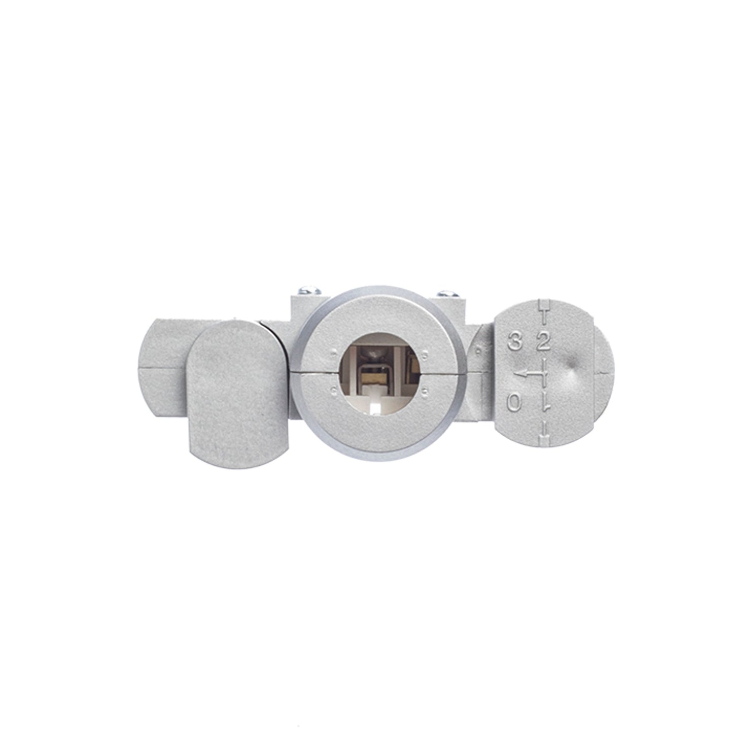 RENDL 3-circuit track system EUTRAC pendant adapter for 3-circuit tracks silver grey 230V R11362 5