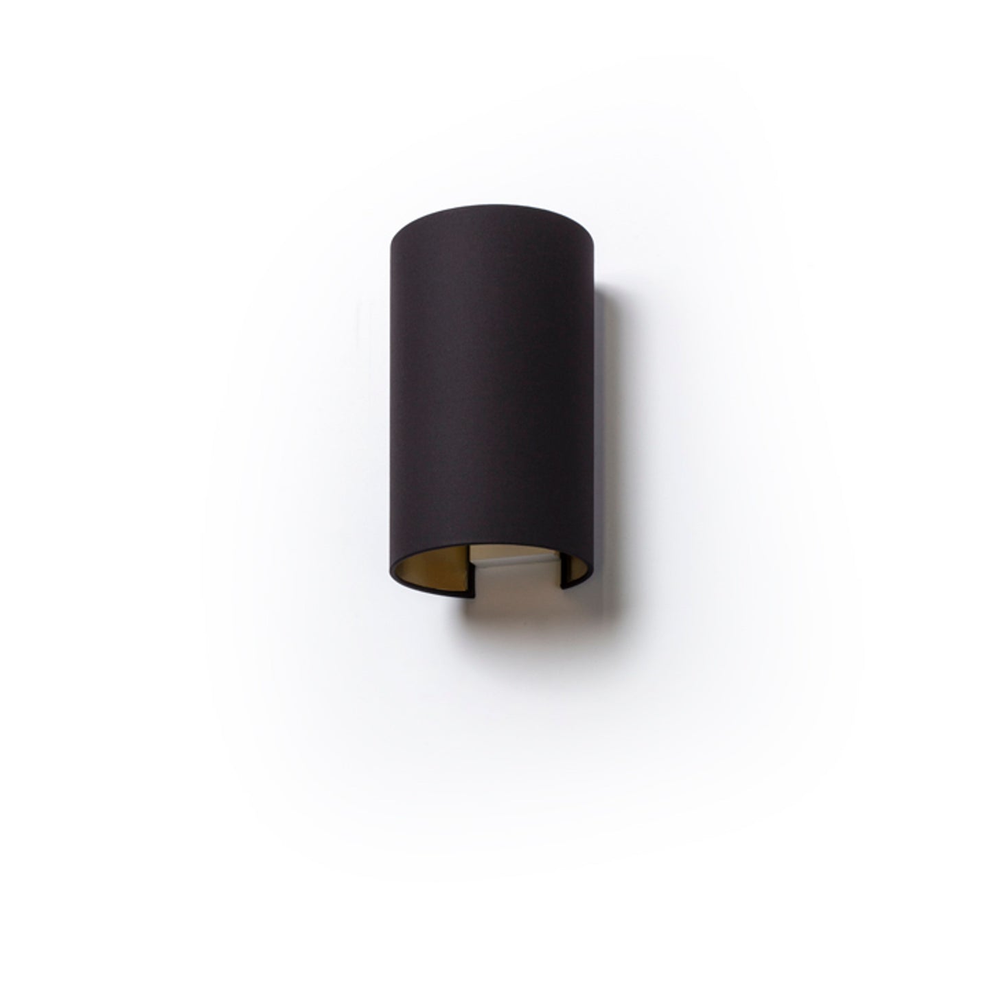 RENDL wall lamp RON W 15/25 wall Polycotton black/golden foil 230V LED E27 15W R11464 2