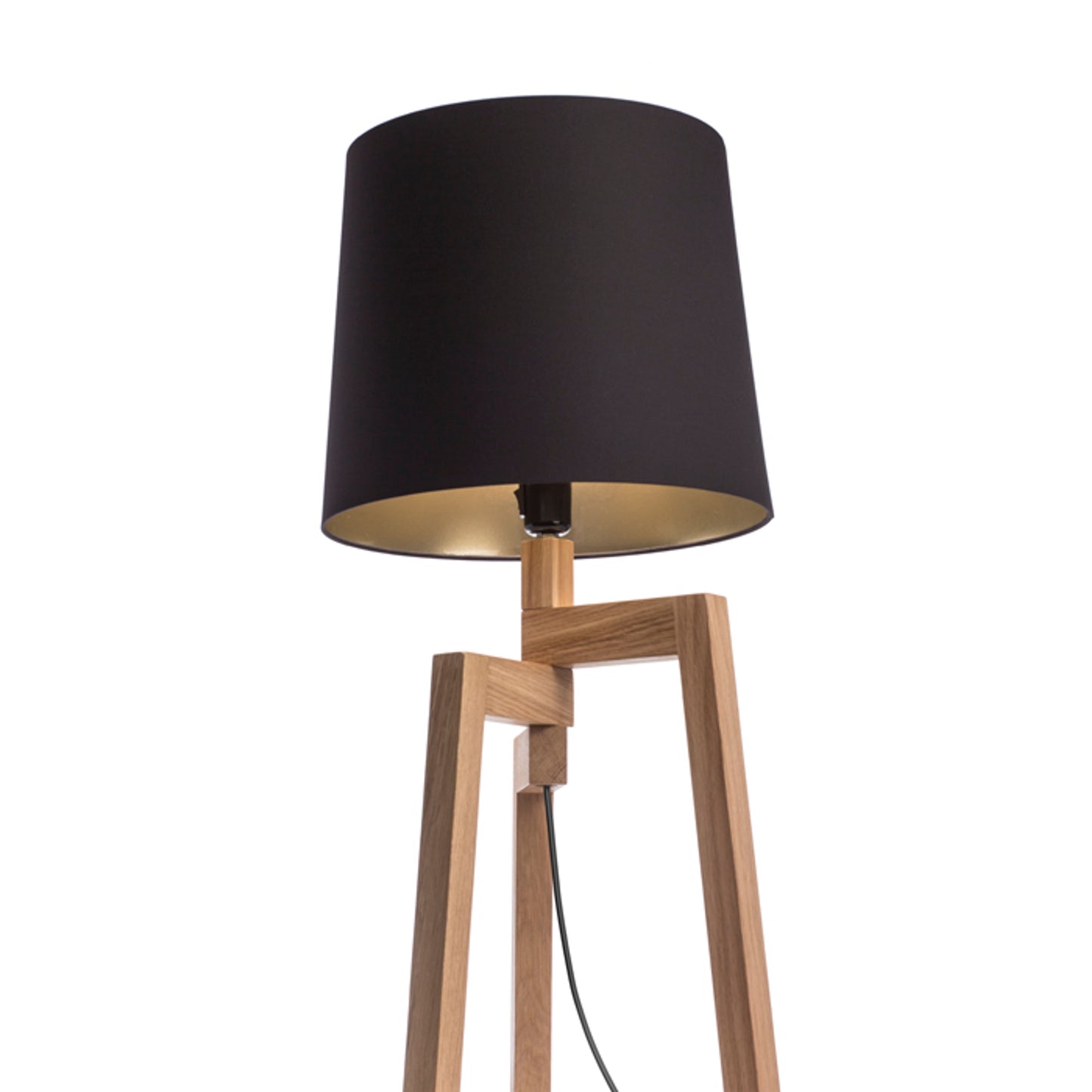RENDL shades, shade bases, pendent sets CONNY 35/30 shade Polycotton black/golden foil max. 23W R11469 5