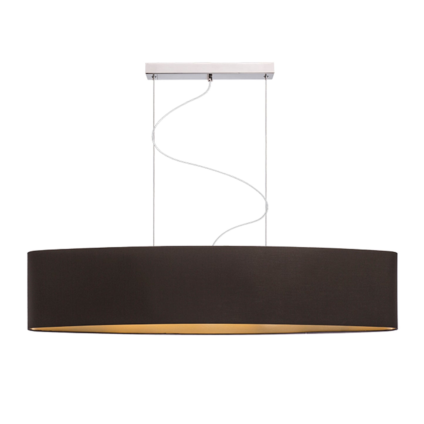 RENDL shades, shade bases, pendent sets CASUAL 120/25 shade Polycotton black/golden foil max. 23W R11471 2