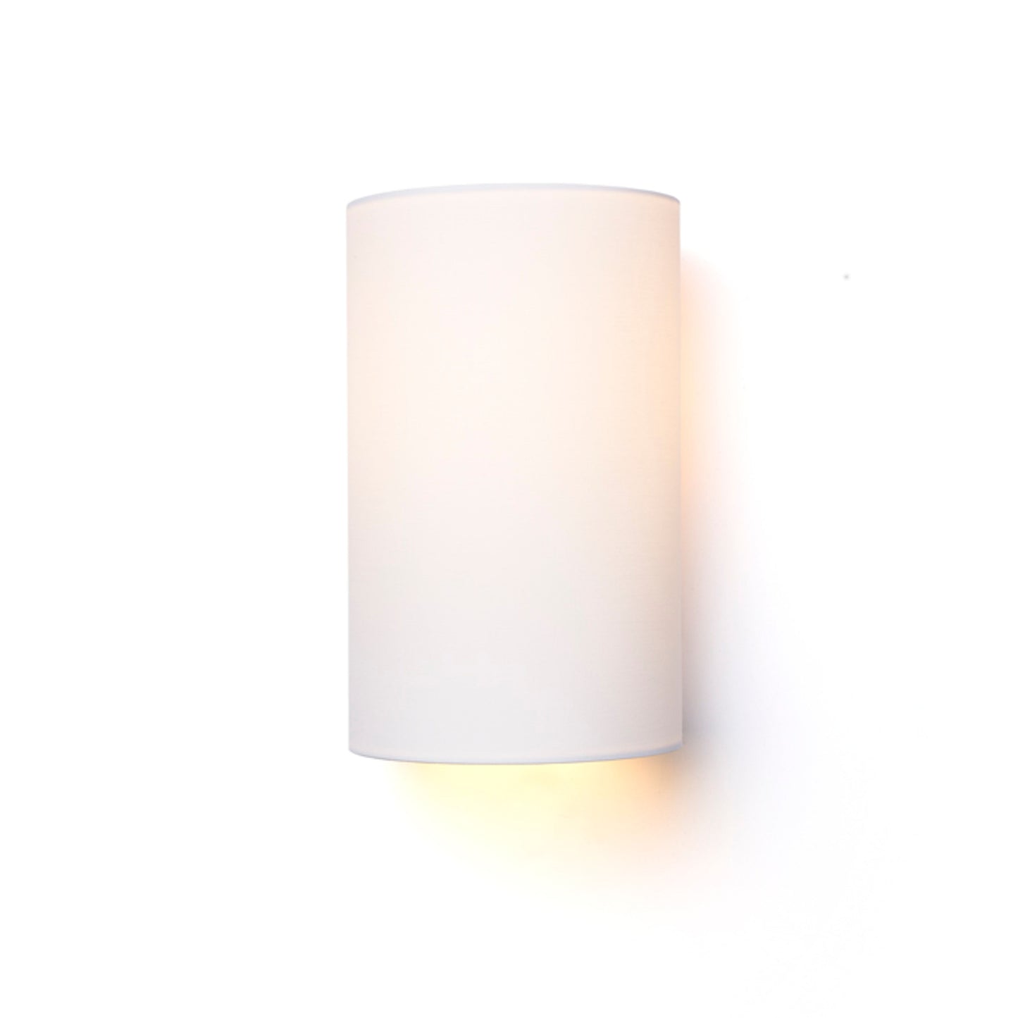 RENDL wall lamp RON W 15/25 wall Polycotton white/white PVC 230V LED E27 15W R11492 1
