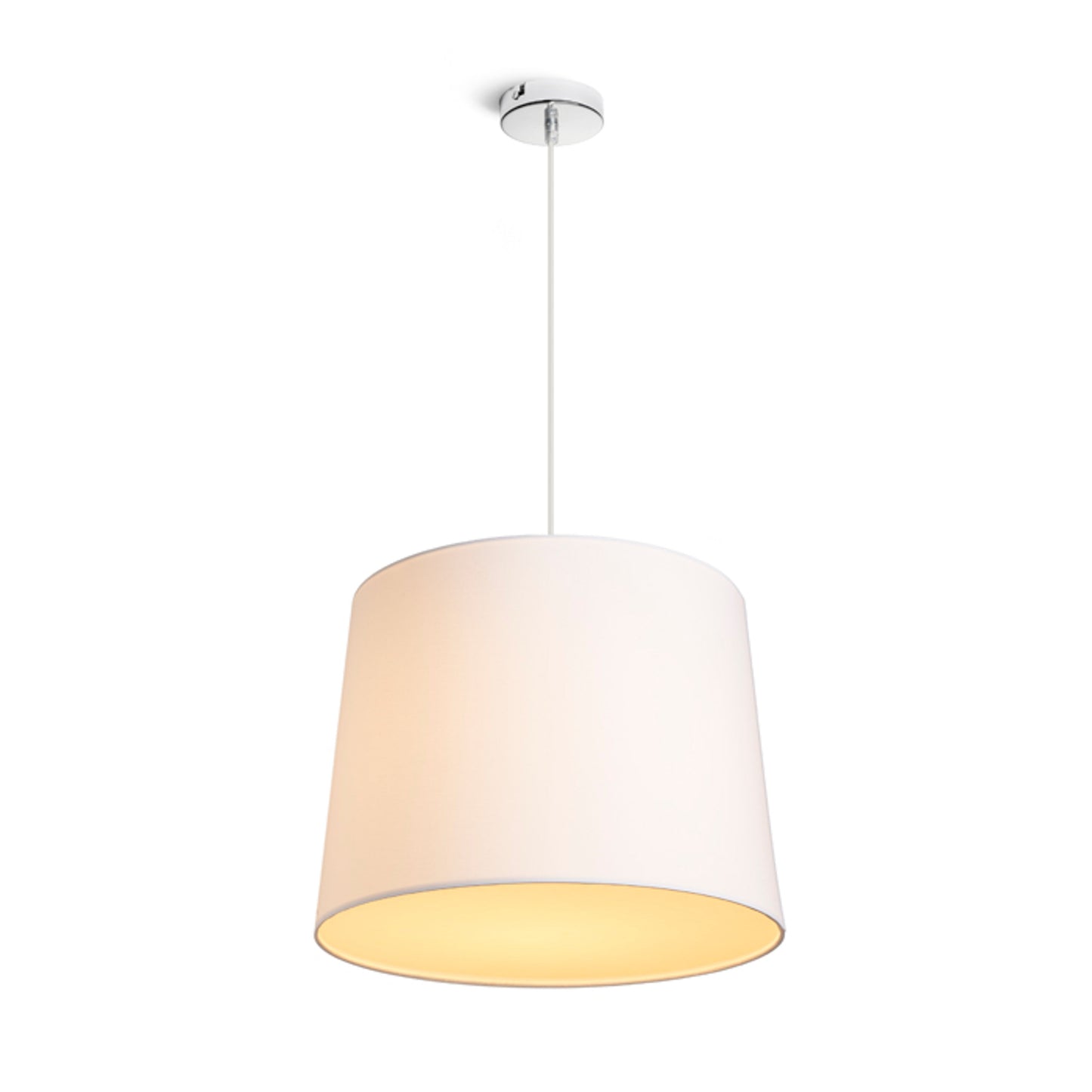 RENDL shades, shade bases, pendent sets ASPRO 40/30 shade Polycotton white/white PVC max. 23W R11495 2