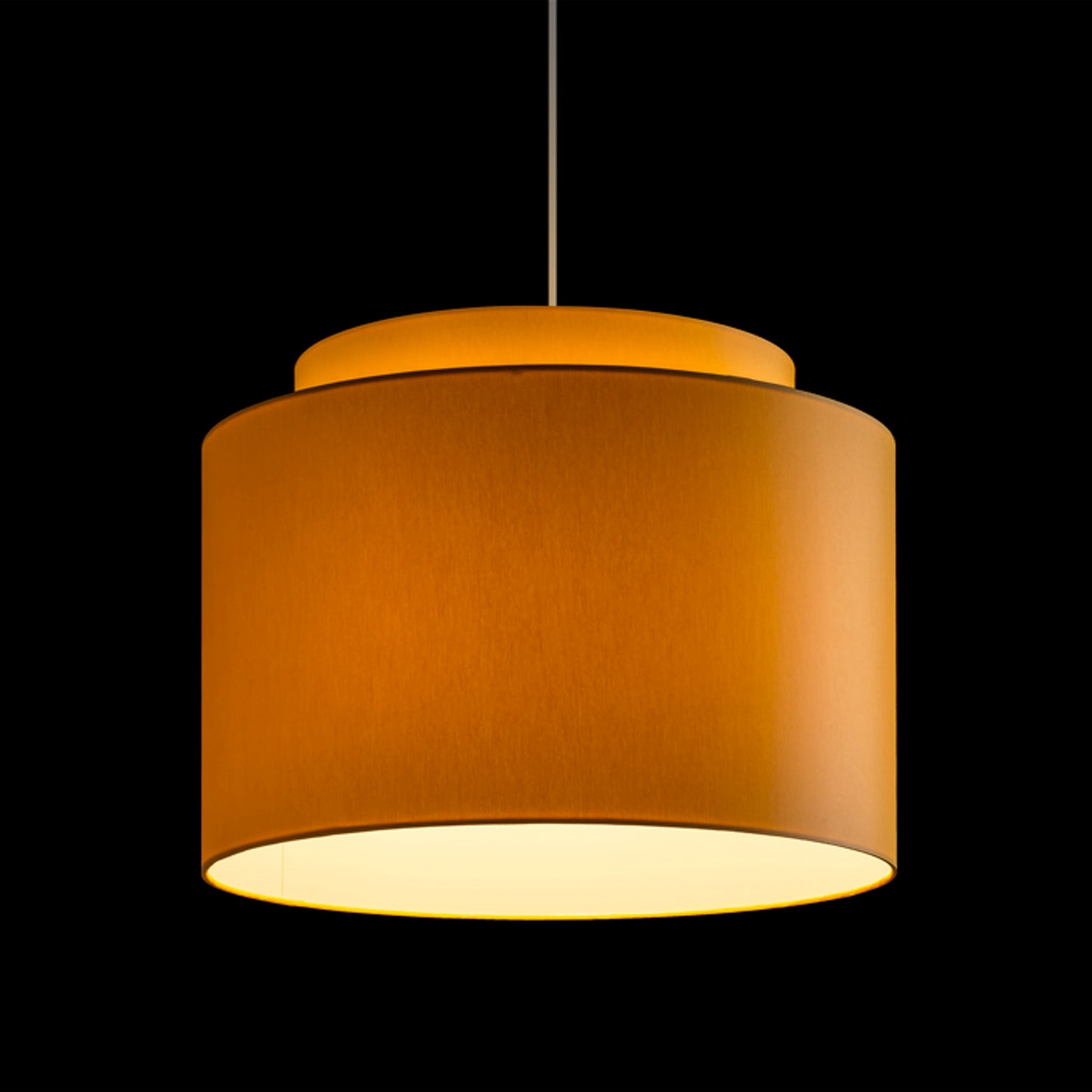 RENDL shades, shade bases, pendent sets DOUBLE 40/30 shade Chintz apricot/white PVC max. 23W R11507 3