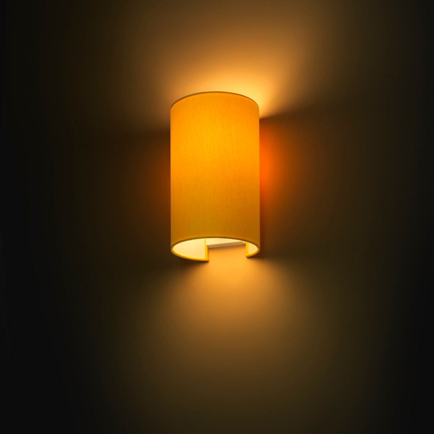 RENDL wall lamp RON W 15/25 wall Chintz apricot/white PVC 230V LED E27 15W R11509 2