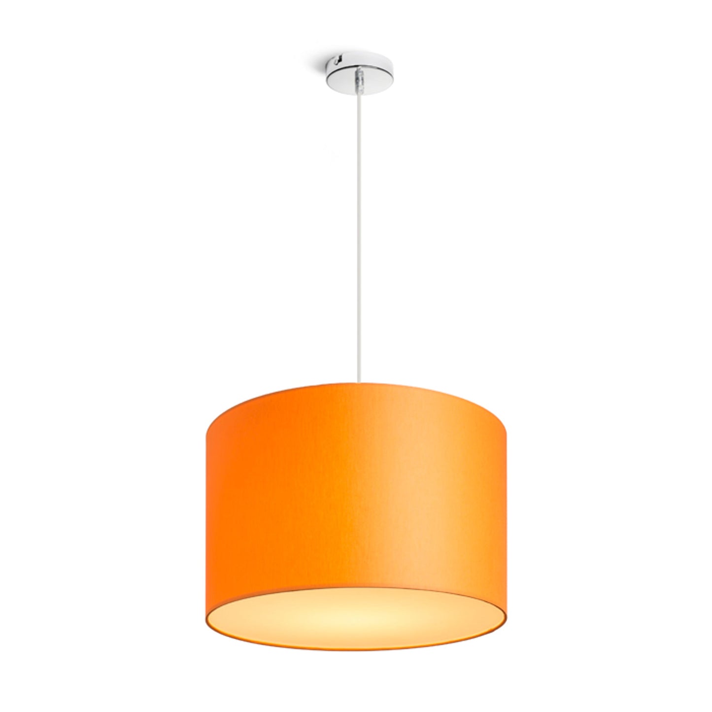 RENDL shades, shade bases, pendent sets RON 40/25 shade Chintz orange/white PVC max. 23W R11520 2