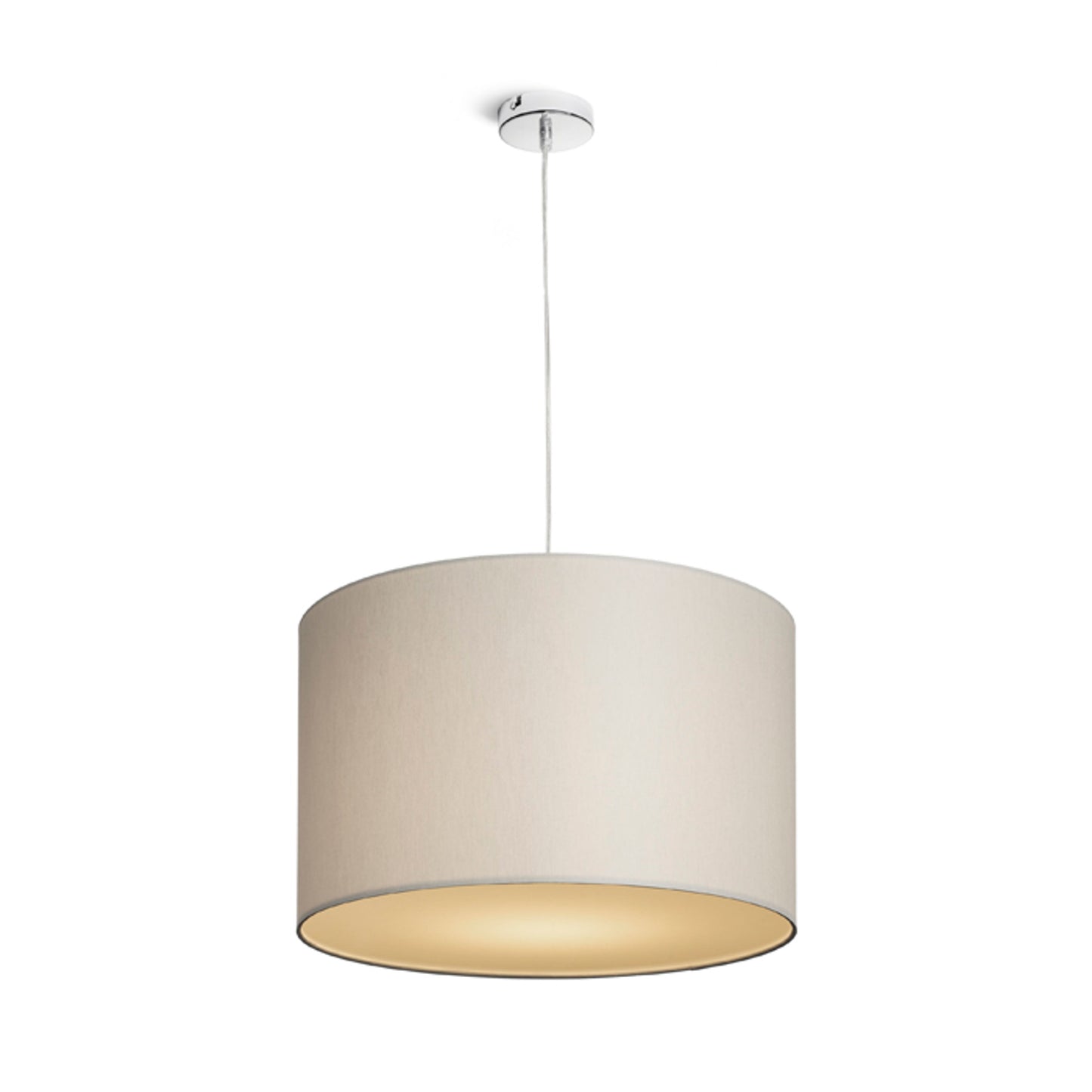 RENDL shades, shade bases, pendent sets RON 40/25 shade Chintz light grey/white PVC max. 23W R11558 2