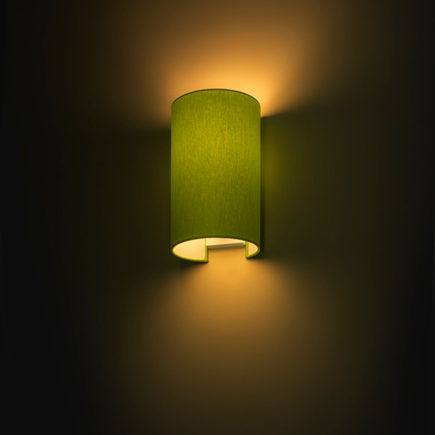 RENDL wall lamp RON W 15/25 wall Chintz lime/white PVC 230V LED E27 15W R11567 2