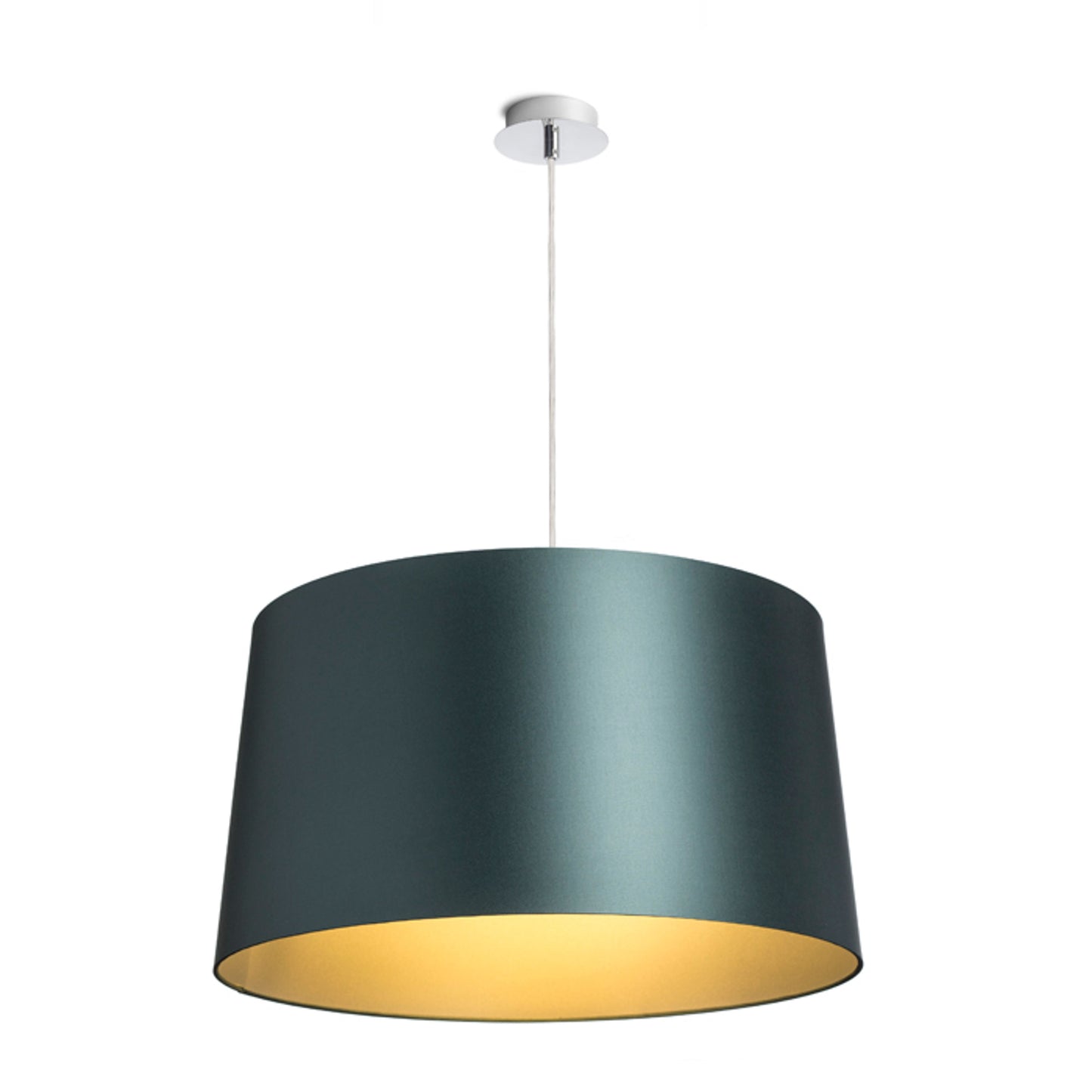 RENDL shades, shade bases, pendent sets ASPRO 55/30 shade Monaco petrol blue/silver PVC max. 23W R11577 2